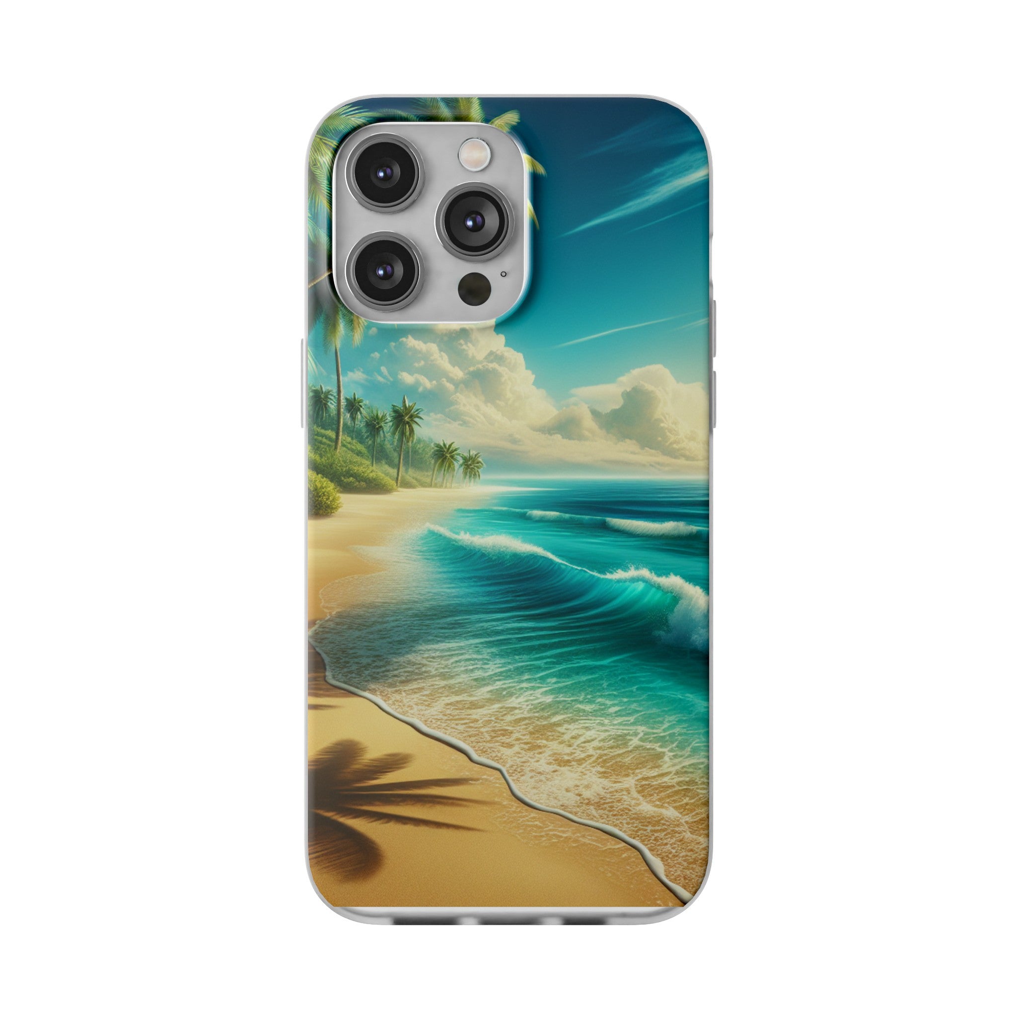 Strandparadies Handy Cover - Für iPhone & Samsung, Tauche ein in die Wellen - Die Inspiration für einen baldigen Urlaub