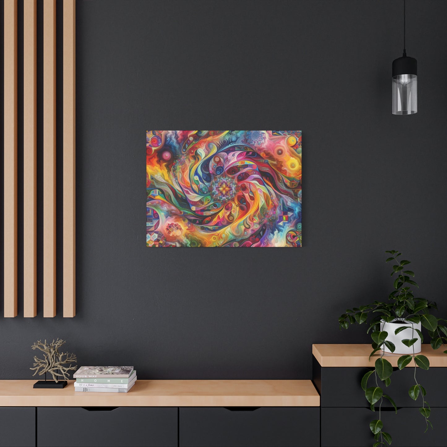Bunte Spirale von Alabaster Fenton Fields    -Canvas -Wandgemälde