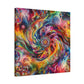 Bunte Spirale von Alabaster Fenton Fields    -Canvas -Wandgemälde