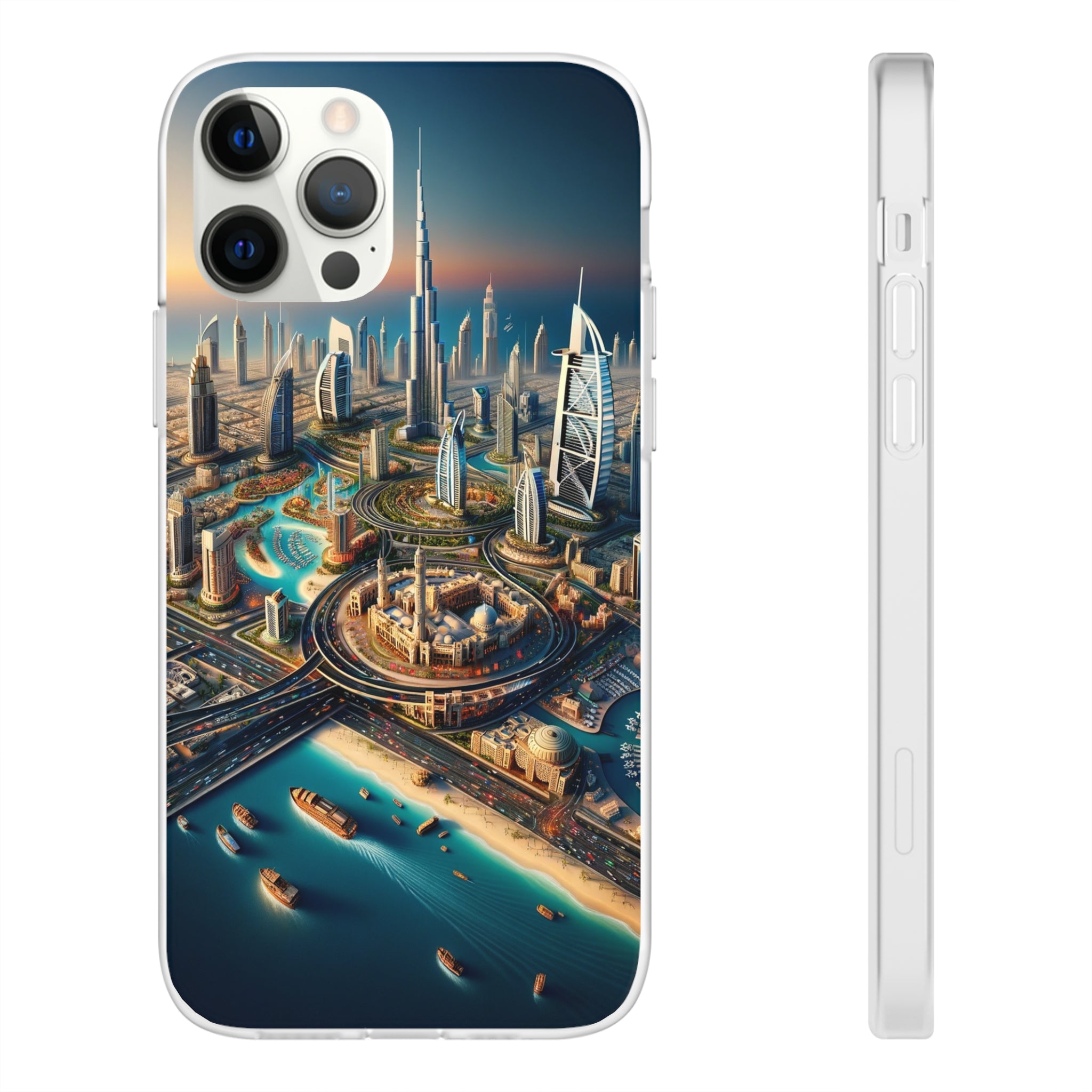 Dubai Dreams: Dein Handy-Cover in luxuriösem Glanz mit dem Design der Wahrzeichen Dubais wie z.B. Burj Khalifa oder dem Burj al Arab!