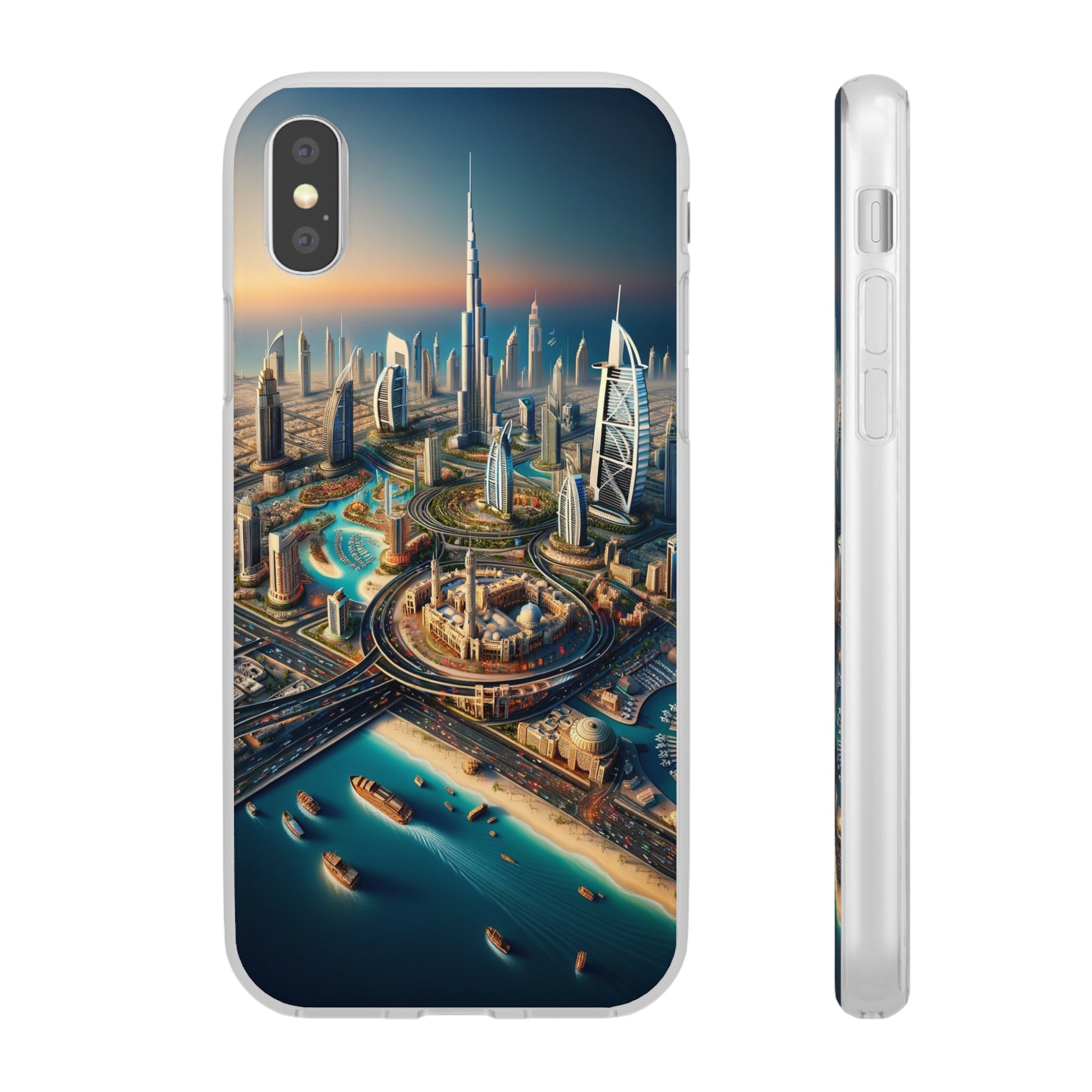 Dubai Dreams: Dein Handy-Cover in luxuriösem Glanz mit dem Design der Wahrzeichen Dubais wie z.B. Burj Khalifa oder dem Burj al Arab!