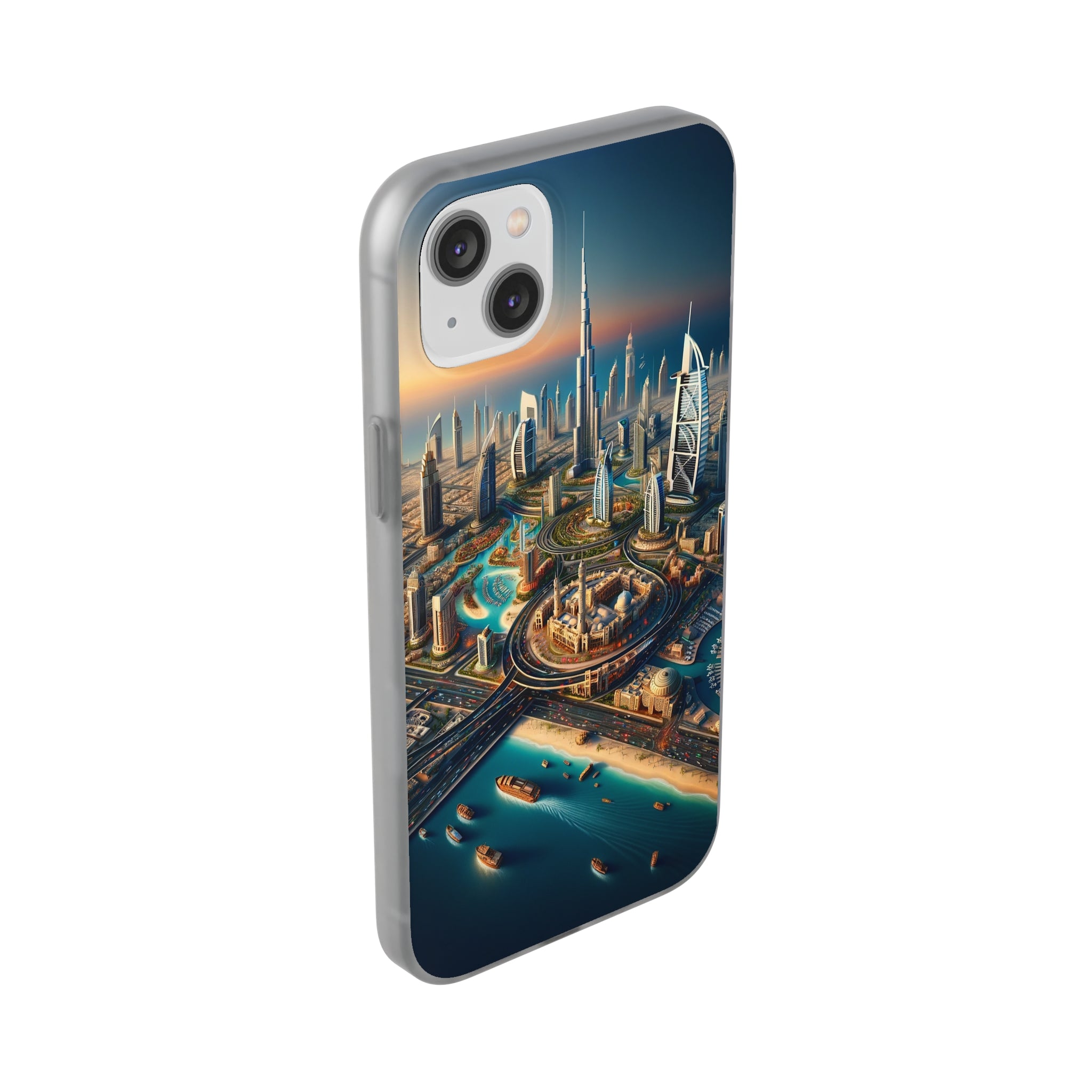 Dubai Dreams: Dein Handy-Cover in luxuriösem Glanz mit dem Design der Wahrzeichen Dubais wie z.B. Burj Khalifa oder dem Burj al Arab!