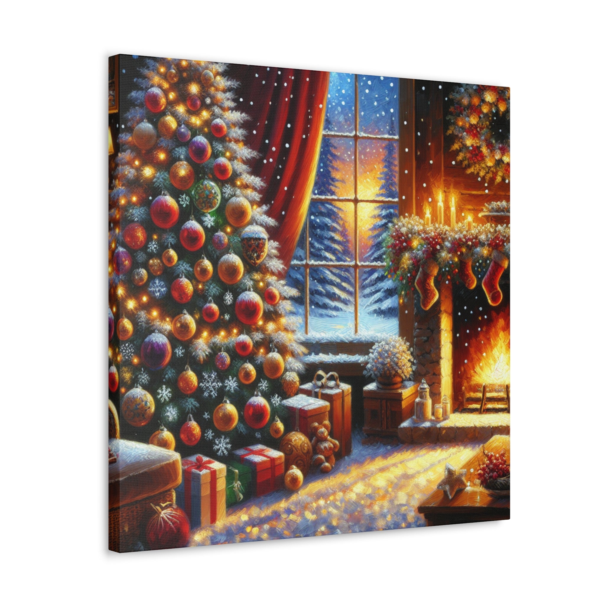 Christmas is coming von "Sebastian Delacroix"   -Canvas -Wandgemälde