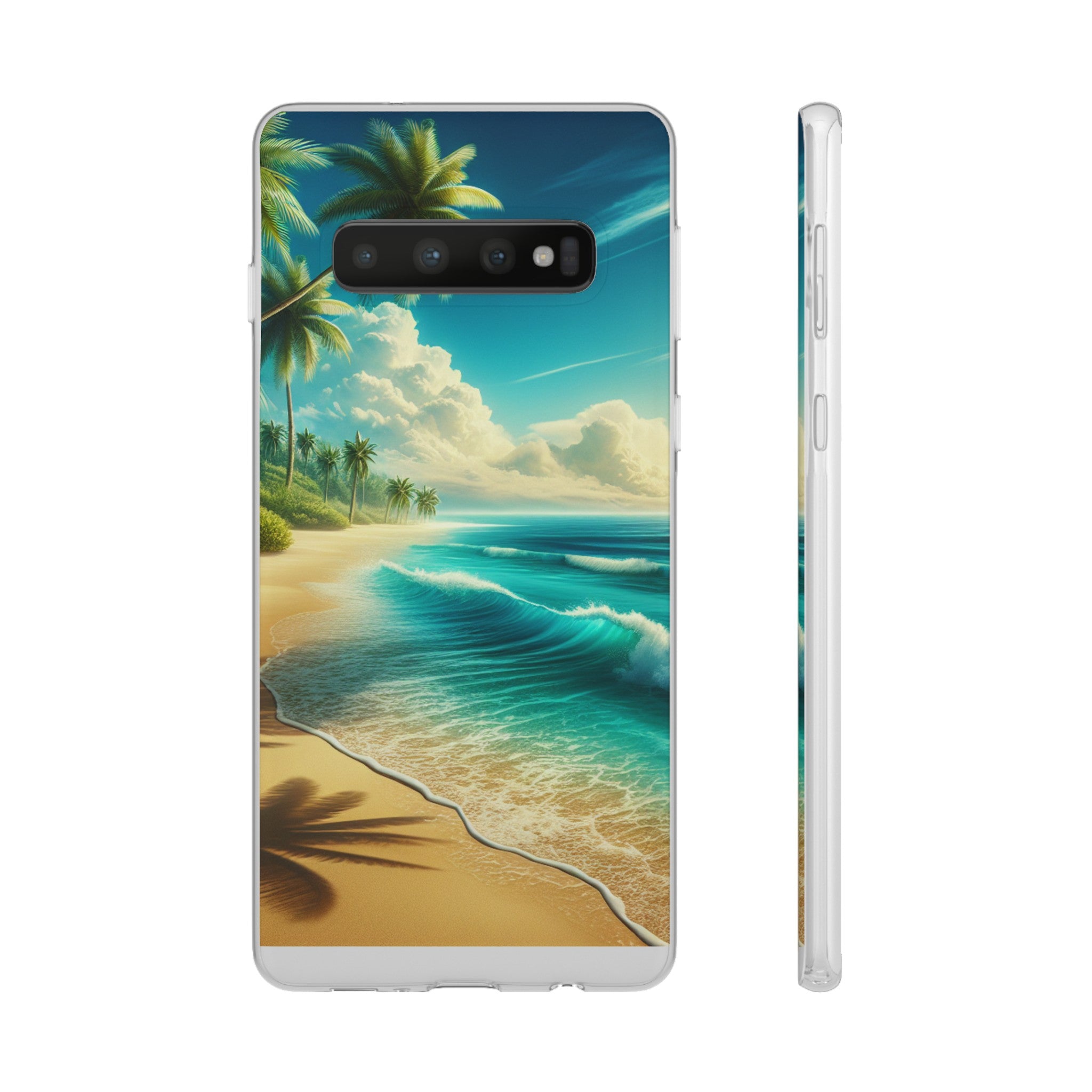 Strandparadies Handy Cover - Für iPhone & Samsung, Tauche ein in die Wellen - Die Inspiration für einen baldigen Urlaub