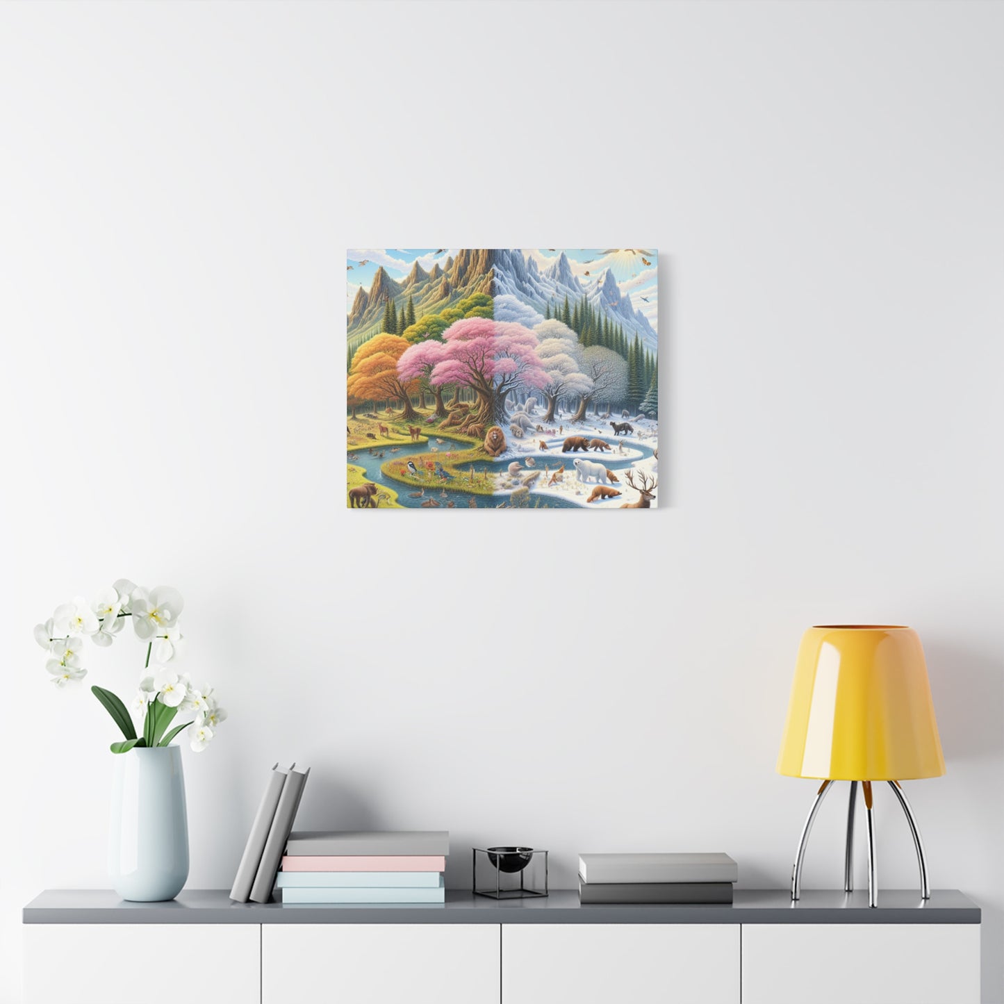 Die vier Jahreszeiten von Augustine Luminare       -Canvas -Wandgemälde