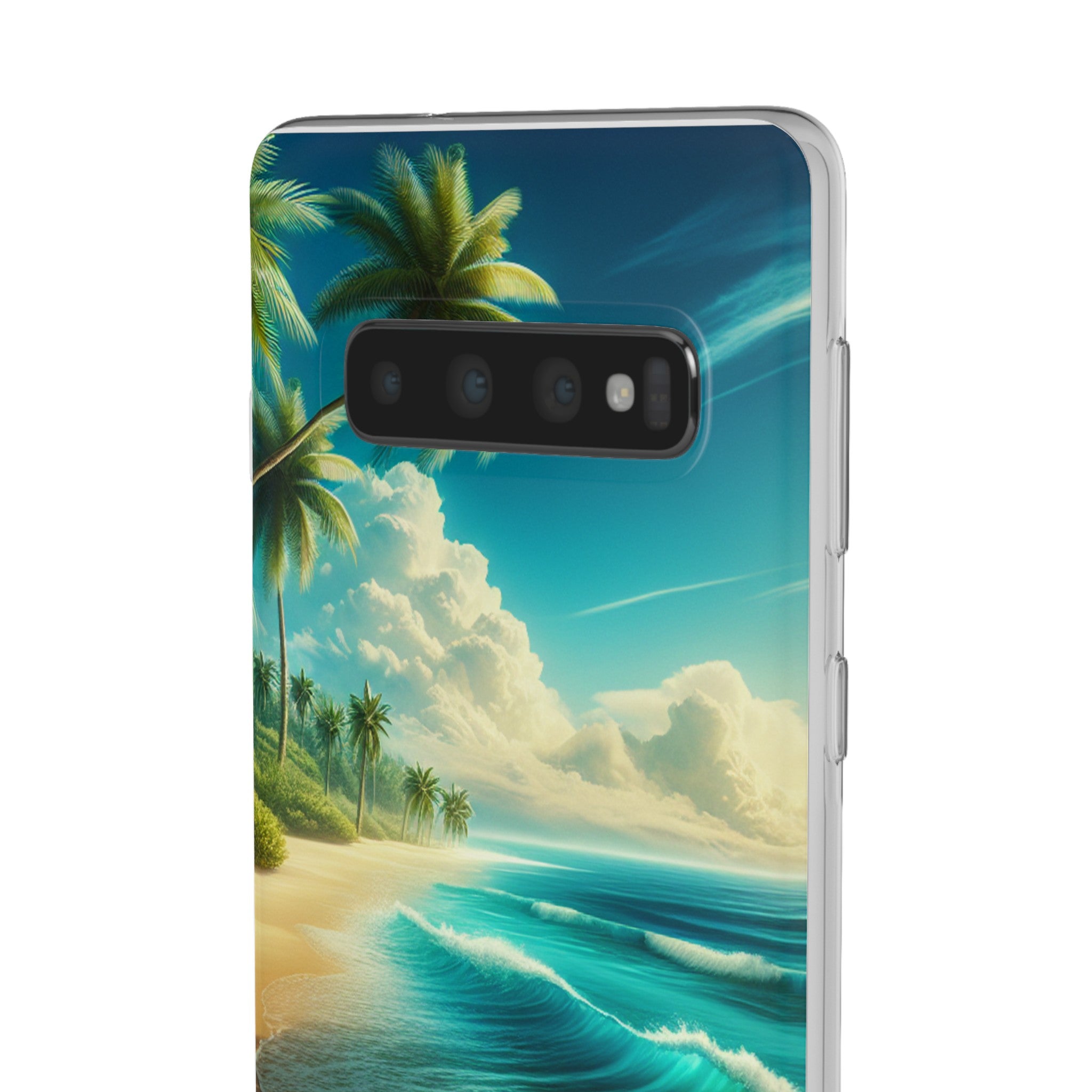 Strandparadies Handy Cover - Für iPhone & Samsung, Tauche ein in die Wellen - Die Inspiration für einen baldigen Urlaub