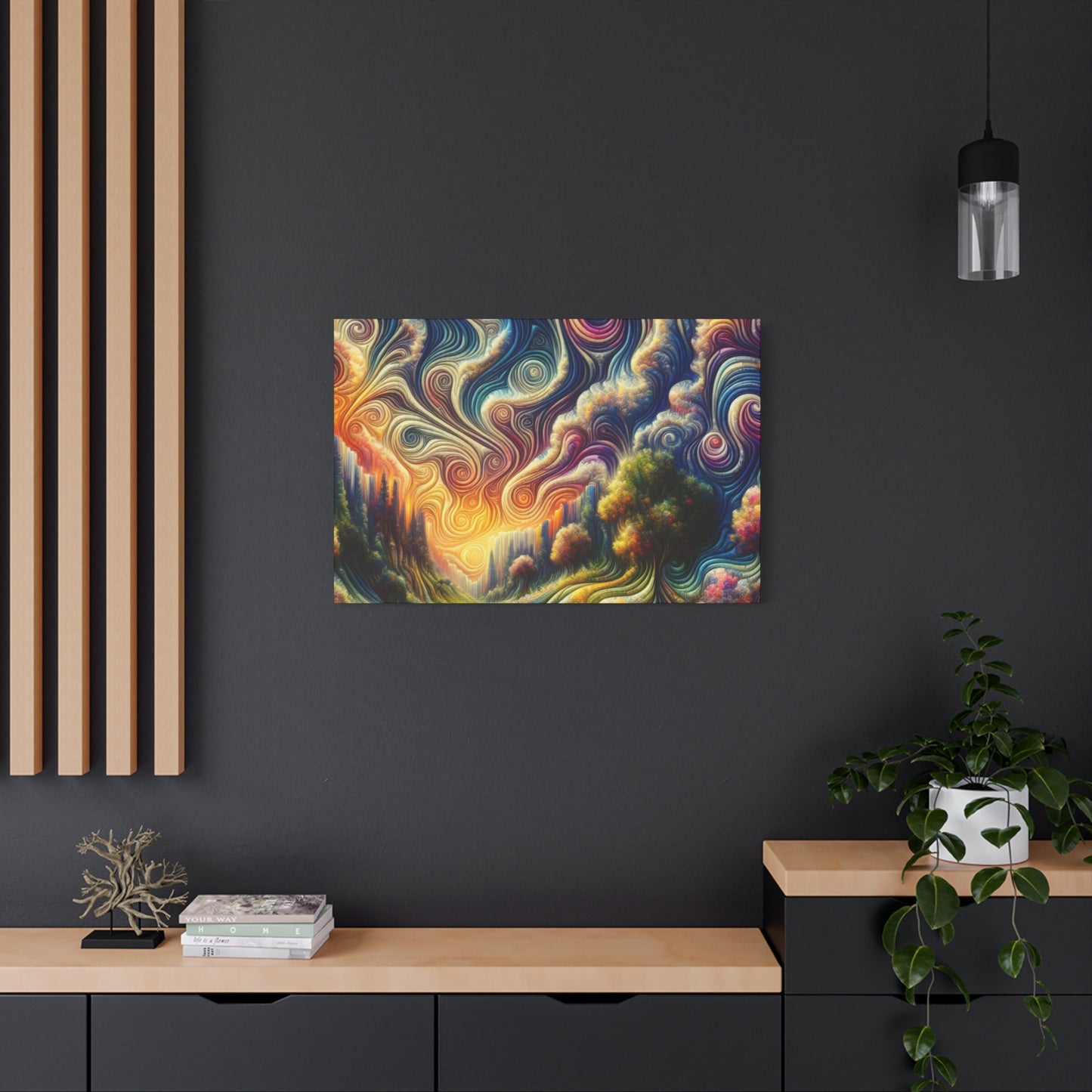 bebender Himmel von Edgar Bellefontaine    -Canvas -Wandgemälde