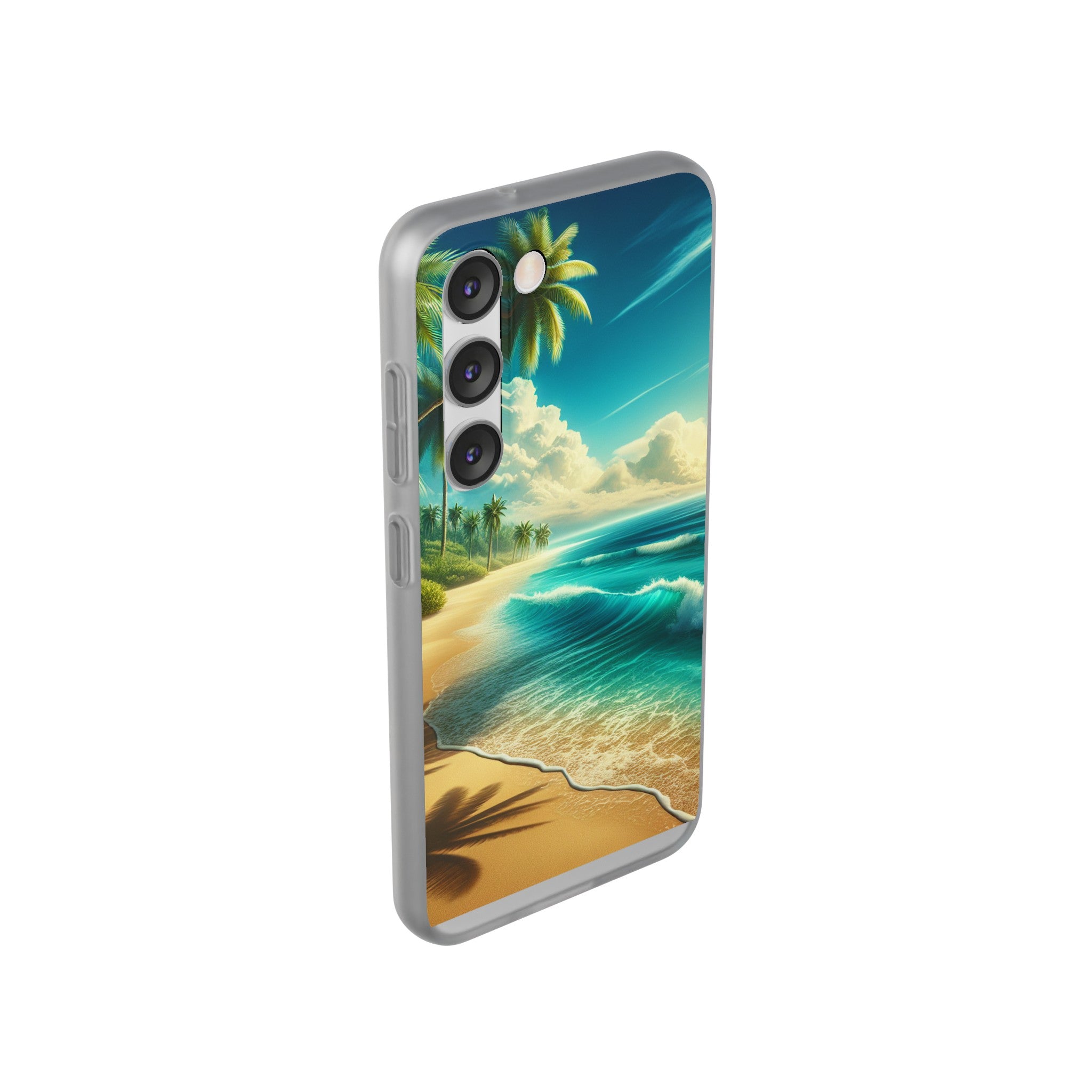 Strandparadies Handy Cover - Für iPhone & Samsung, Tauche ein in die Wellen - Die Inspiration für einen baldigen Urlaub