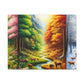 Tiere des Waldes von Benedict Rousseau Monet     -Canvas -Wandgemälde