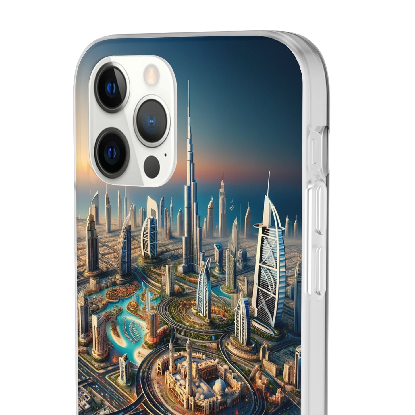Dubai Dreams: Dein Handy-Cover in luxuriösem Glanz mit dem Design der Wahrzeichen Dubais wie z.B. Burj Khalifa oder dem Burj al Arab!