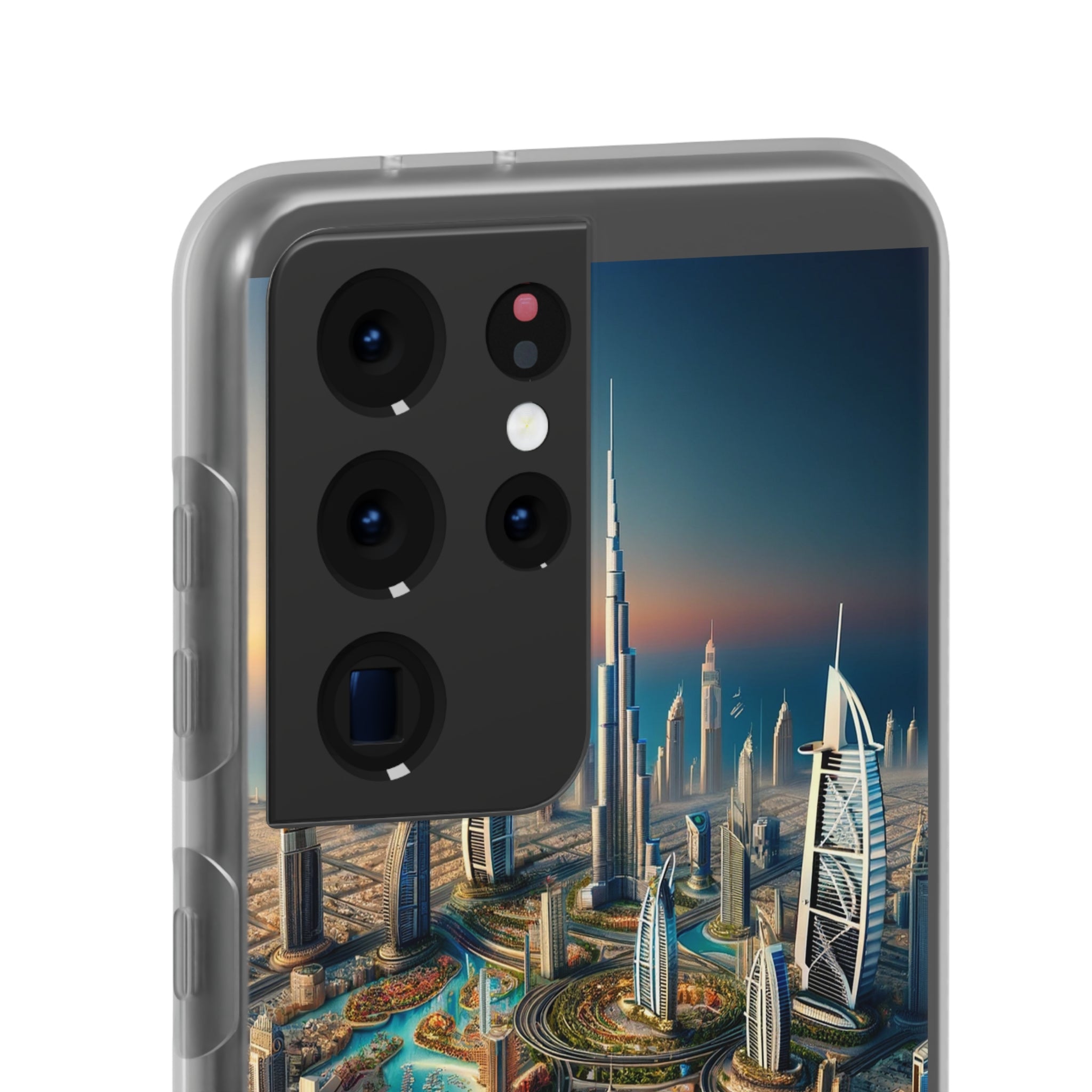 Dubai Dreams: Dein Handy-Cover in luxuriösem Glanz mit dem Design der Wahrzeichen Dubais wie z.B. Burj Khalifa oder dem Burj al Arab!