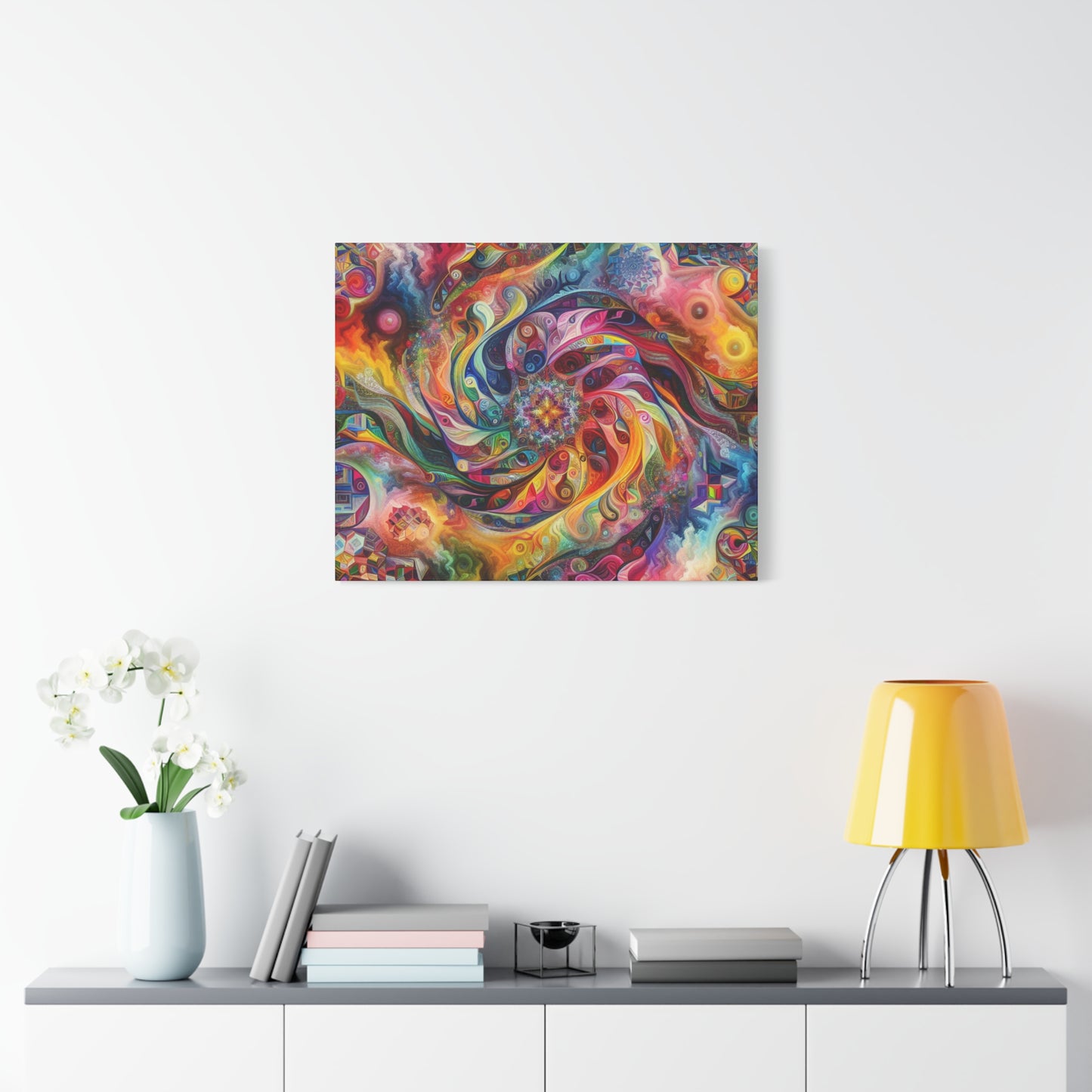 Bunte Spirale von Alabaster Fenton Fields    -Canvas -Wandgemälde