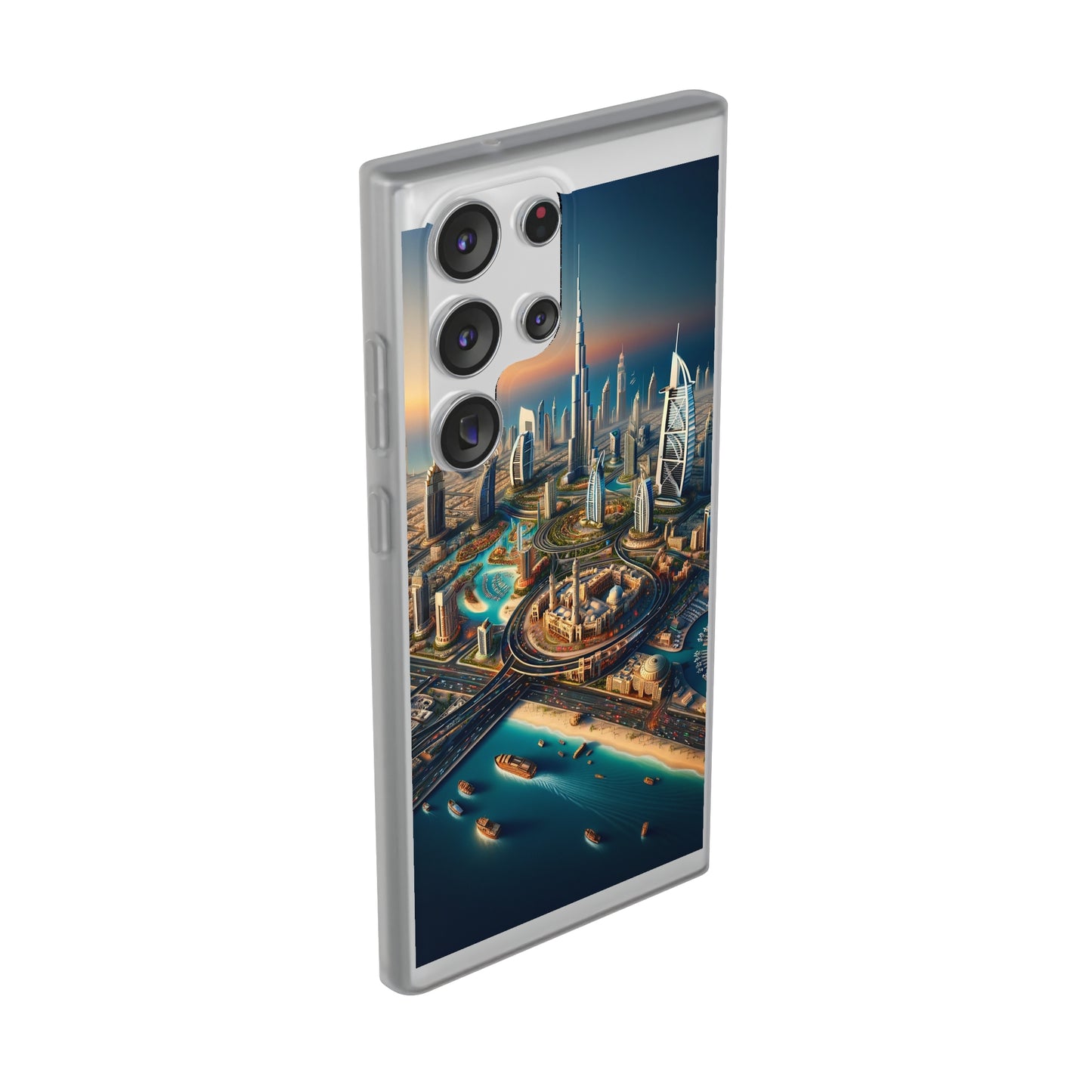 Dubai Dreams: Dein Handy-Cover in luxuriösem Glanz mit dem Design der Wahrzeichen Dubais wie z.B. Burj Khalifa oder dem Burj al Arab!
