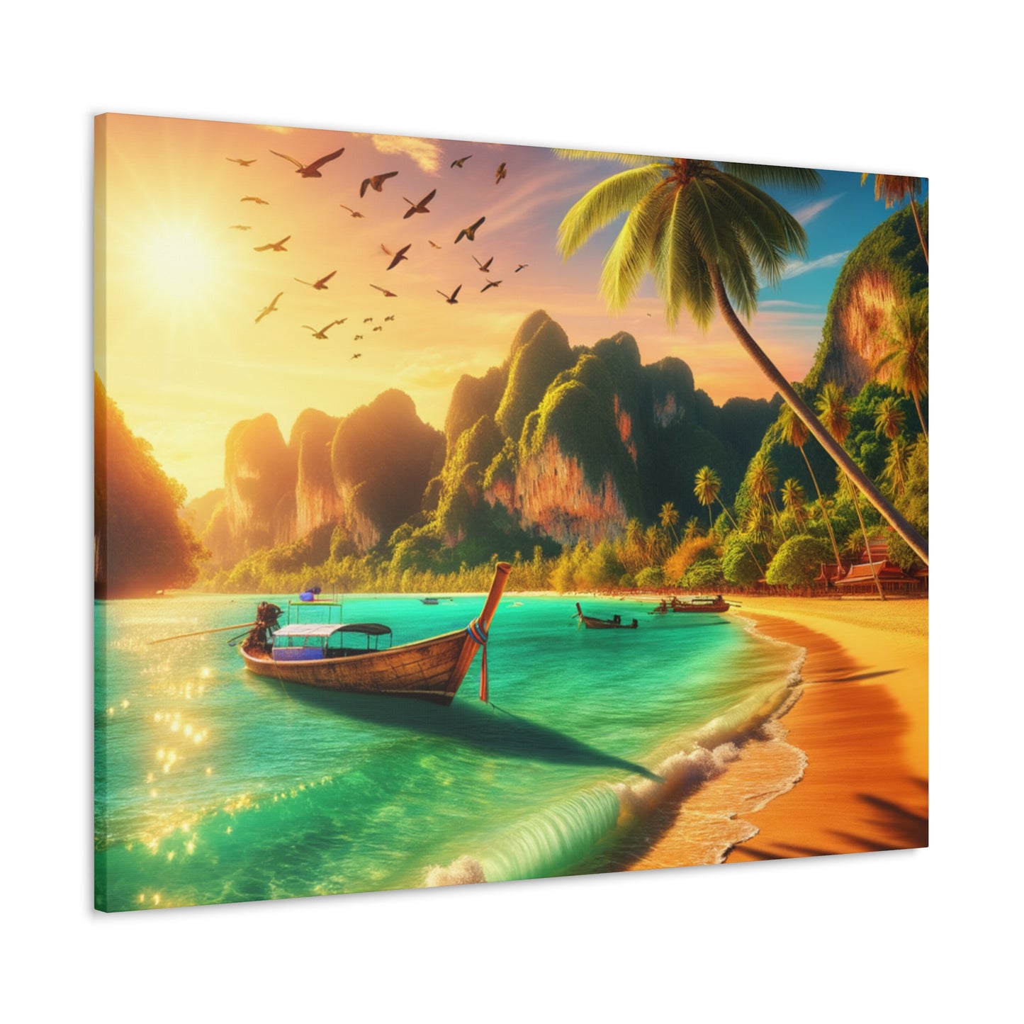 Entdecke die Schönheit Thailands: Atemberaubende Strand- und Meereslandschaften für dein Zuhause       - Canvas  - Wandbild