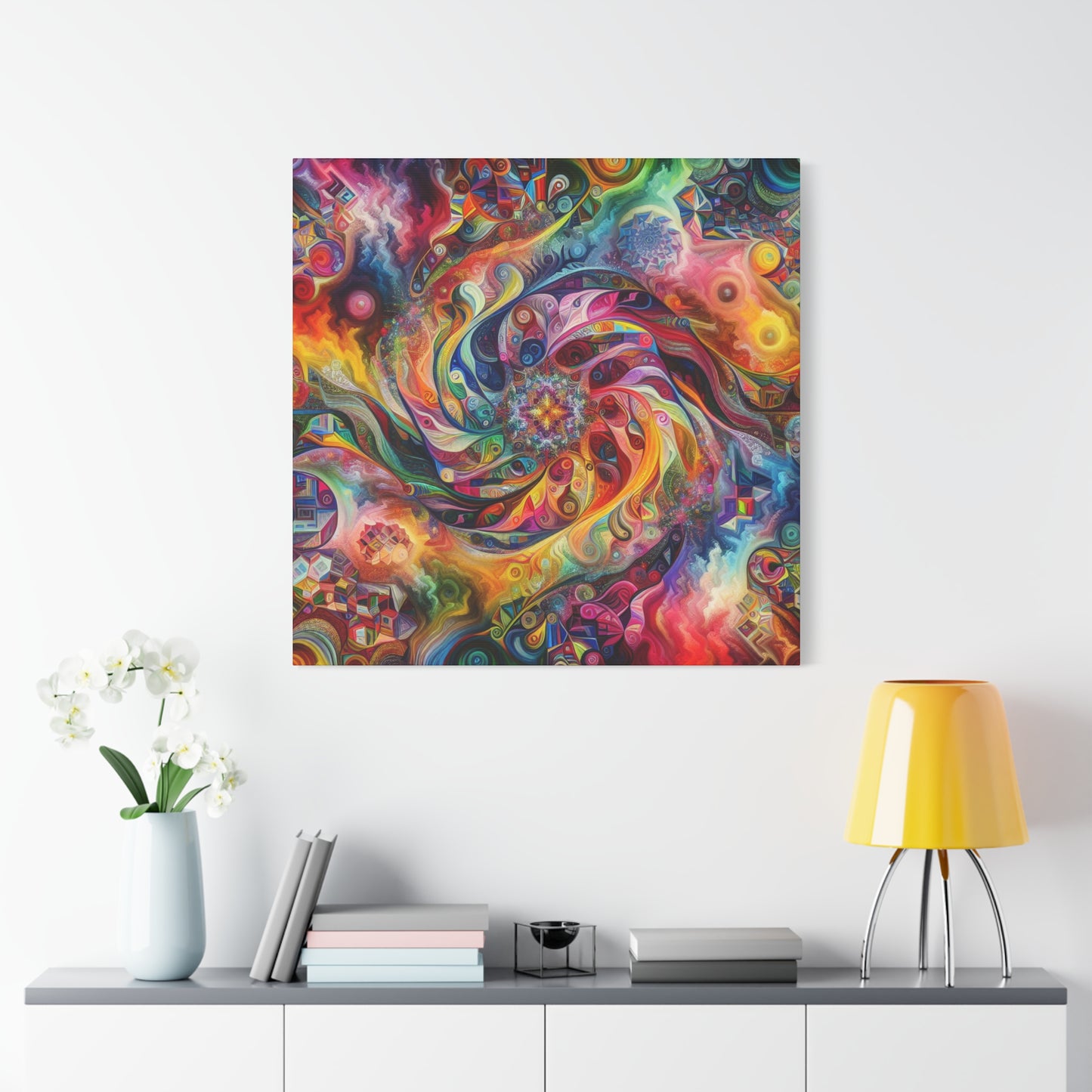 Bunte Spirale von Alabaster Fenton Fields    -Canvas -Wandgemälde