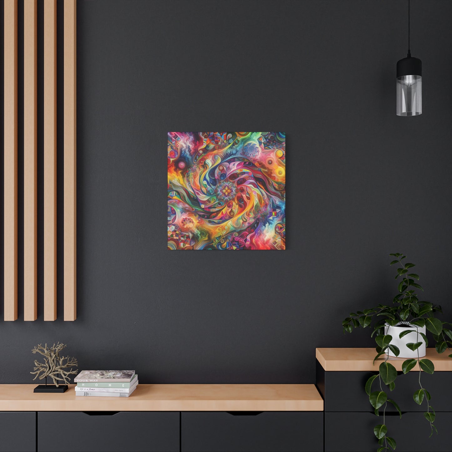 Bunte Spirale von Alabaster Fenton Fields    -Canvas -Wandgemälde