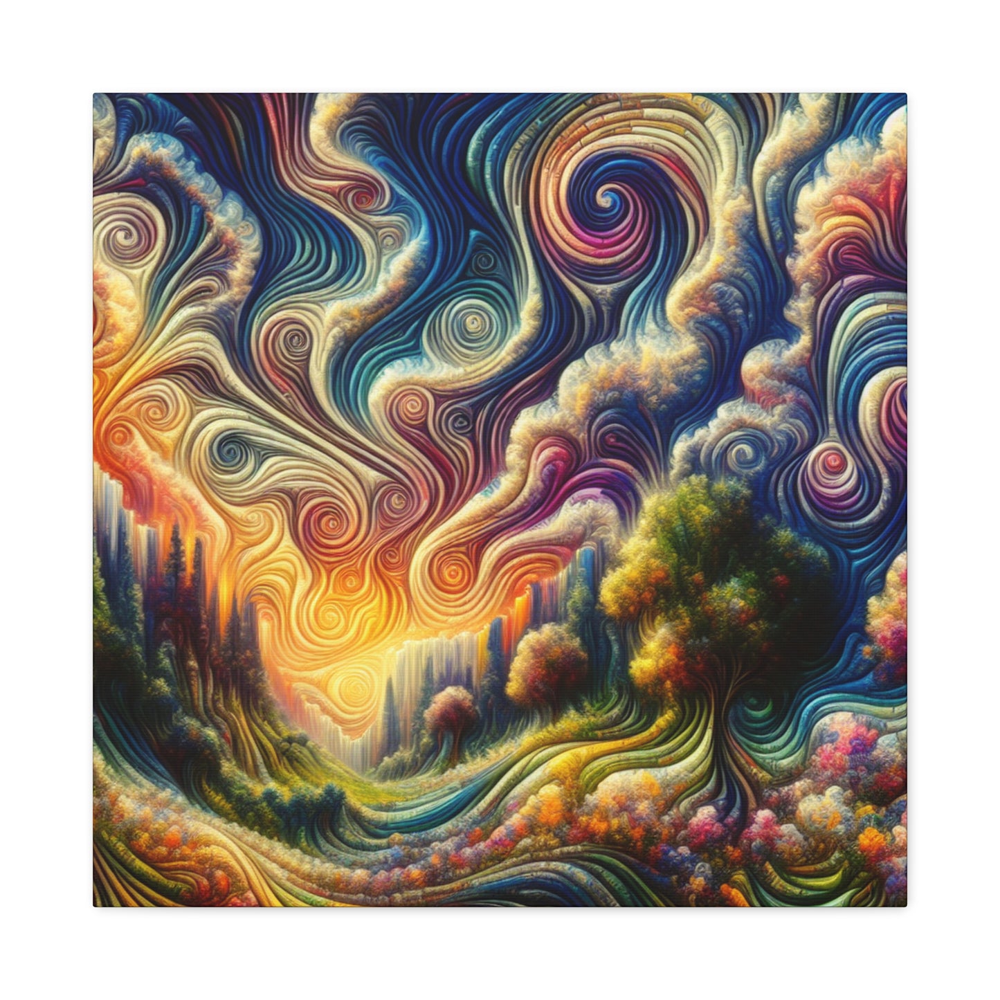 bebender Himmel von Edgar Bellefontaine    -Canvas -Wandgemälde