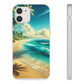 Strandparadies Handy Cover - Für iPhone & Samsung, Tauche ein in die Wellen - Die Inspiration für einen baldigen Urlaub