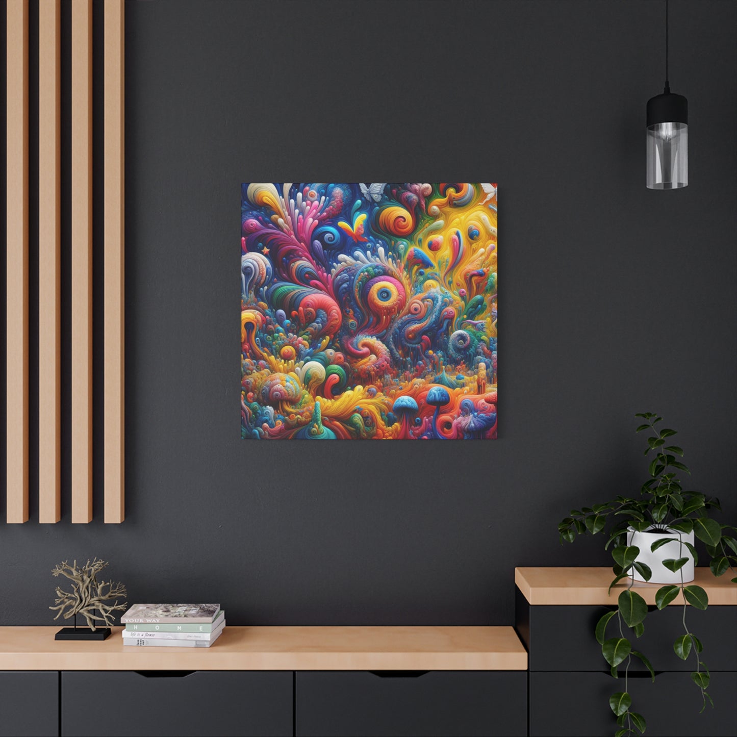 Bunter Meeresgrund von Sebastian Castellucci   -Canvas