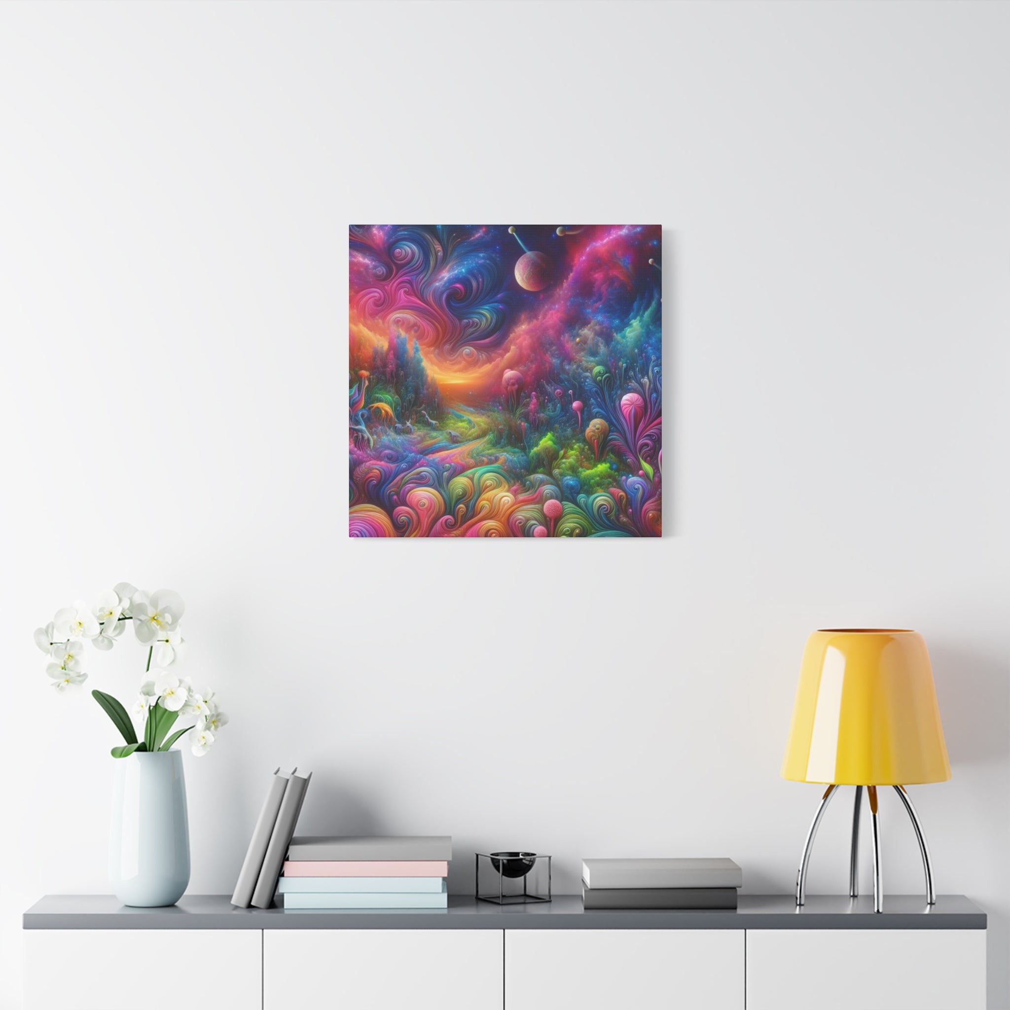 Wandgemälde von Theodore Auburnbrush   -Canvas-   -Trippy Painting-