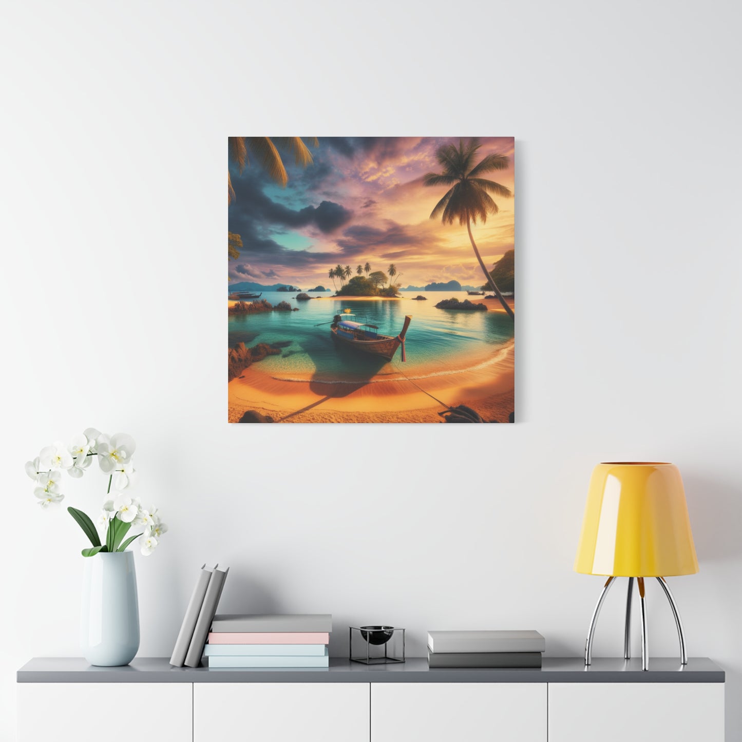 Entdecke die Schönheit Thailands: Atemberaubende Strand- und Meereslandschaften für Dein Zuhause       - Canvas  - Wandbild
