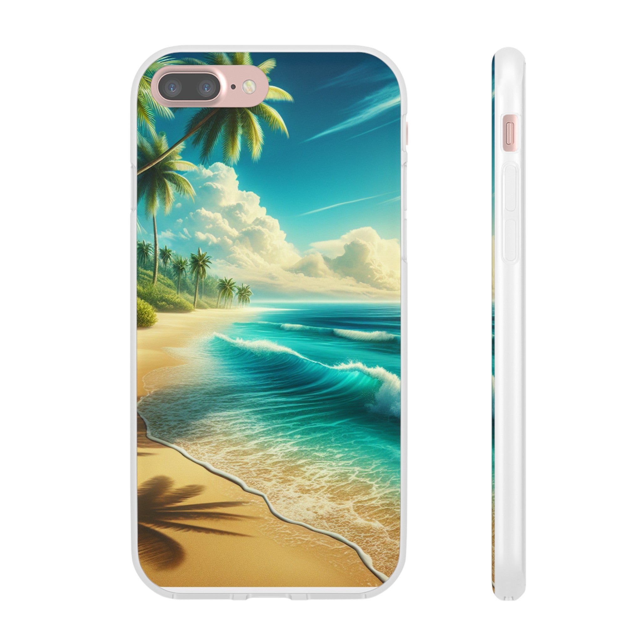 Strandparadies Handy Cover - Für iPhone & Samsung, Tauche ein in die Wellen - Die Inspiration für einen baldigen Urlaub