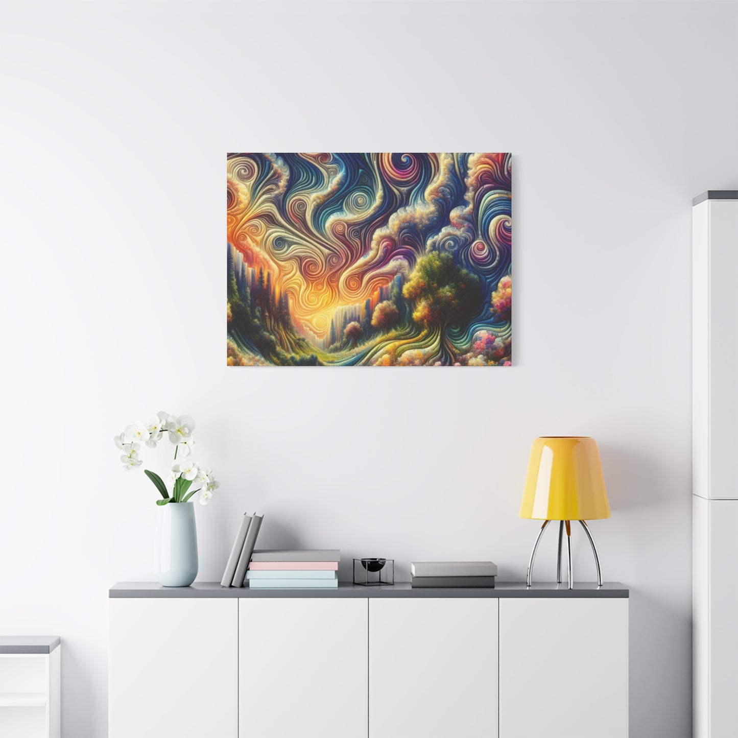 bebender Himmel von Edgar Bellefontaine    -Canvas -Wandgemälde