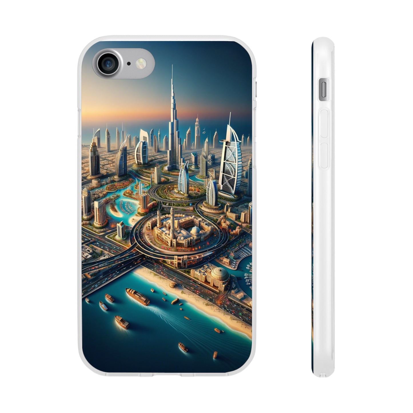 Dubai Dreams: Dein Handy-Cover in luxuriösem Glanz mit dem Design der Wahrzeichen Dubais wie z.B. Burj Khalifa oder dem Burj al Arab!
