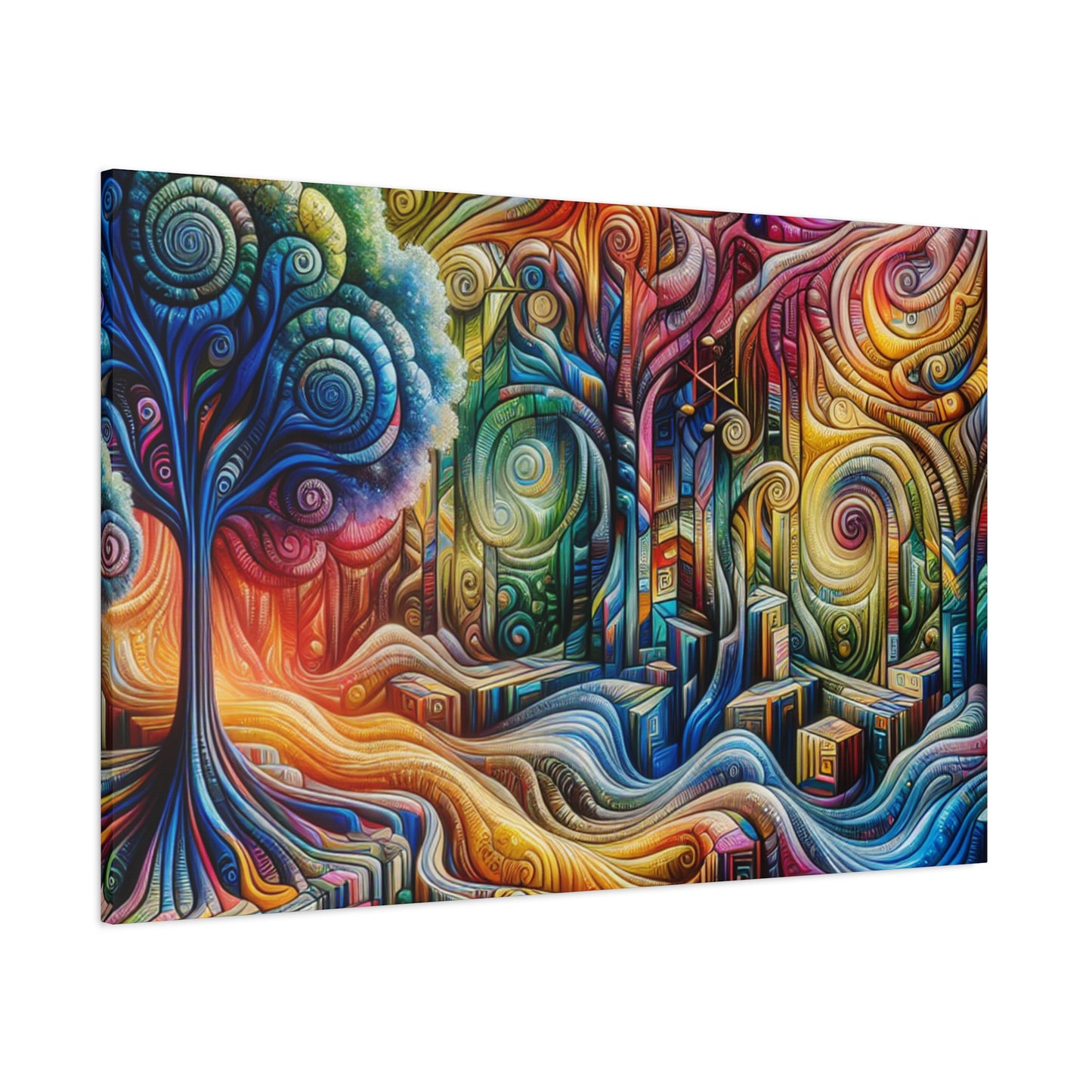 Verborgene Stadt von Theodore Ashwood Harmony   -Canvas -Wandgemälde