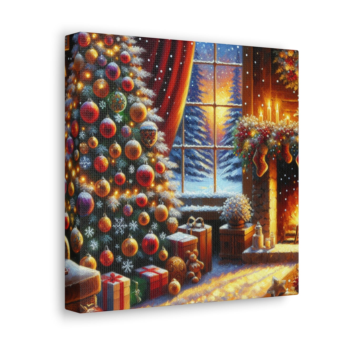 Christmas is coming von "Sebastian Delacroix"   -Canvas -Wandgemälde