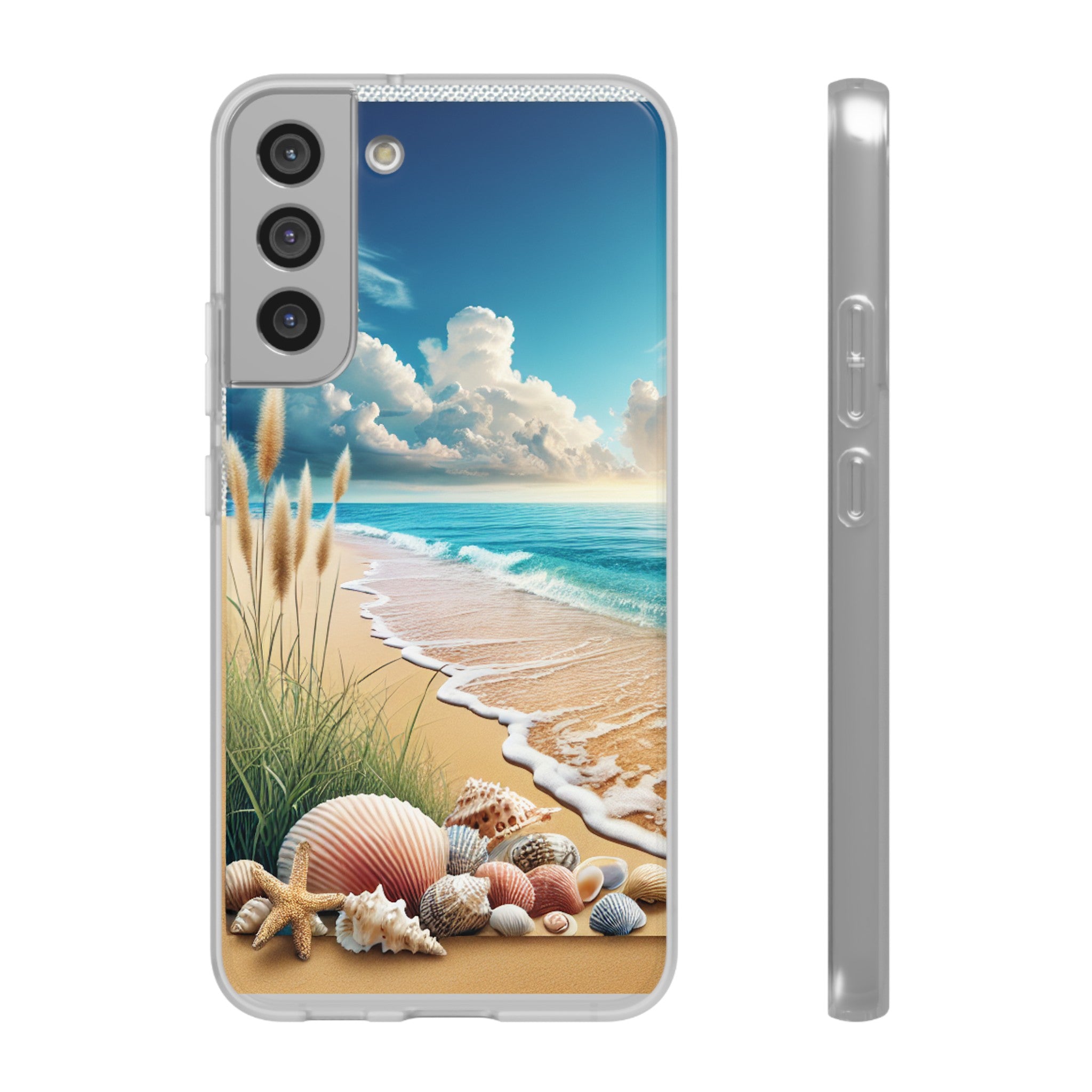 Strandparadies Handy Cover - Für iPhone & Samsung, Tauche ein in die Wellen - Die Inspiration für einen baldigen Urlaub