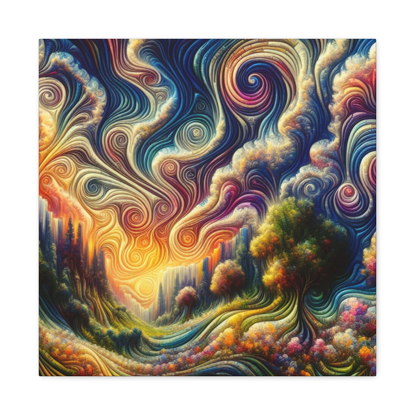 bebender Himmel von Edgar Bellefontaine    -Canvas -Wandgemälde