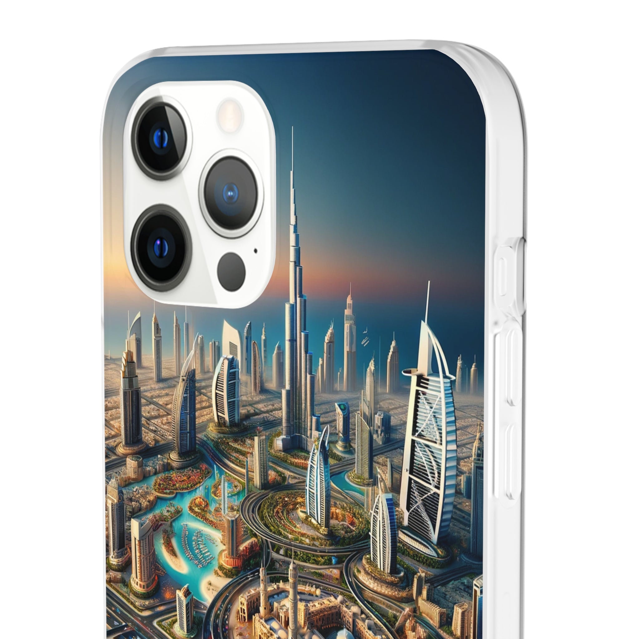 Dubai Dreams: Dein Handy-Cover in luxuriösem Glanz mit dem Design der Wahrzeichen Dubais wie z.B. Burj Khalifa oder dem Burj al Arab!