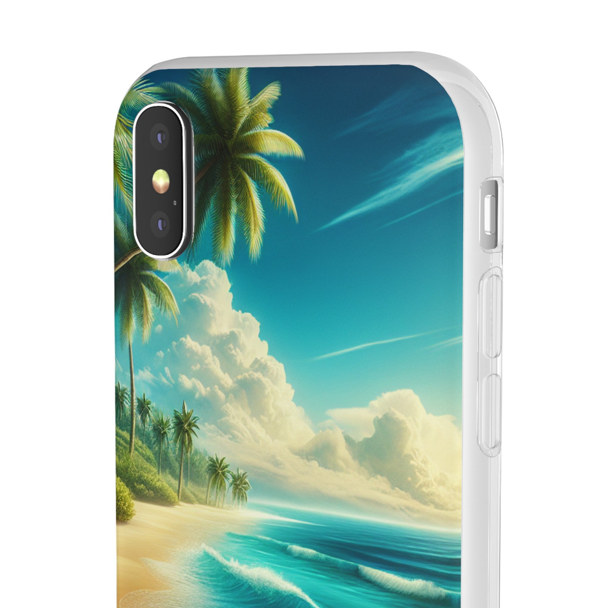 Strandparadies Handy Cover - Für iPhone & Samsung, Tauche ein in die Wellen - Die Inspiration für einen baldigen Urlaub