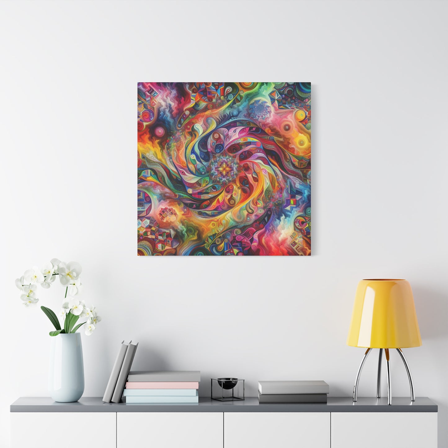Bunte Spirale von Alabaster Fenton Fields    -Canvas -Wandgemälde