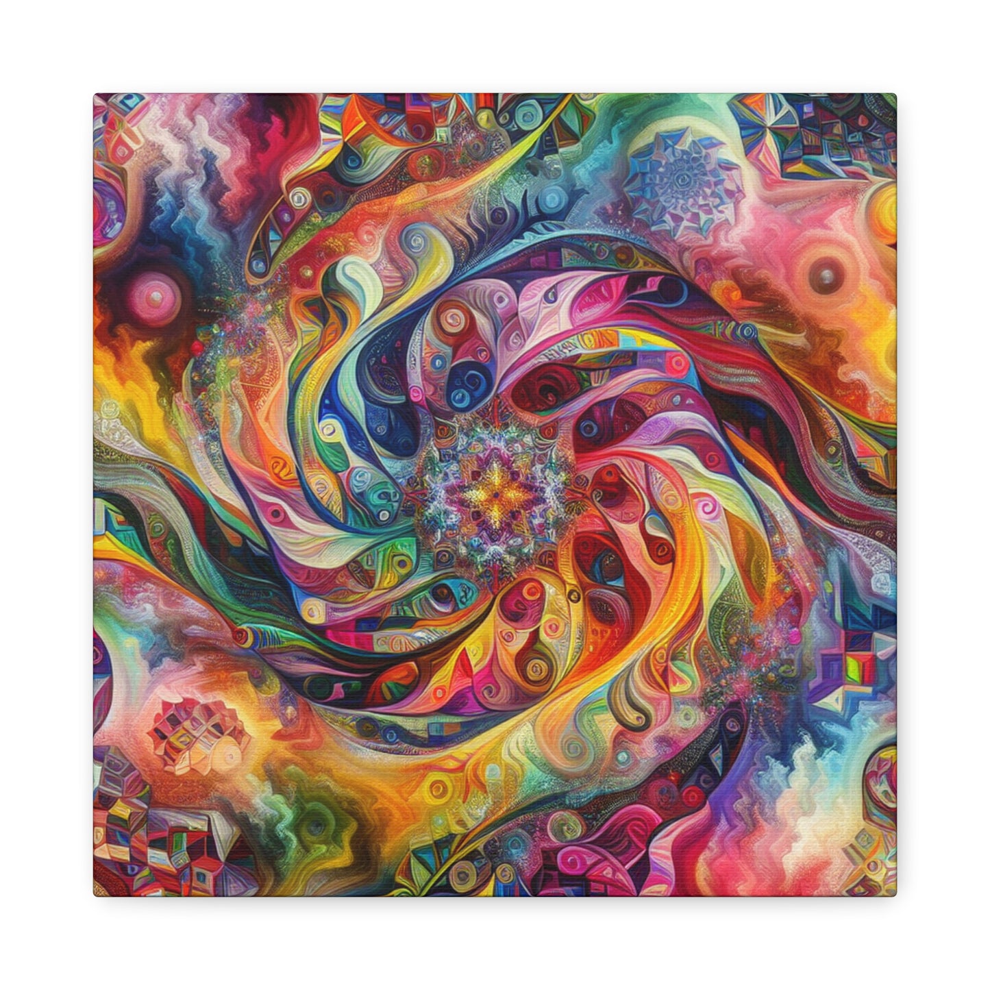 Bunte Spirale von Alabaster Fenton Fields    -Canvas -Wandgemälde