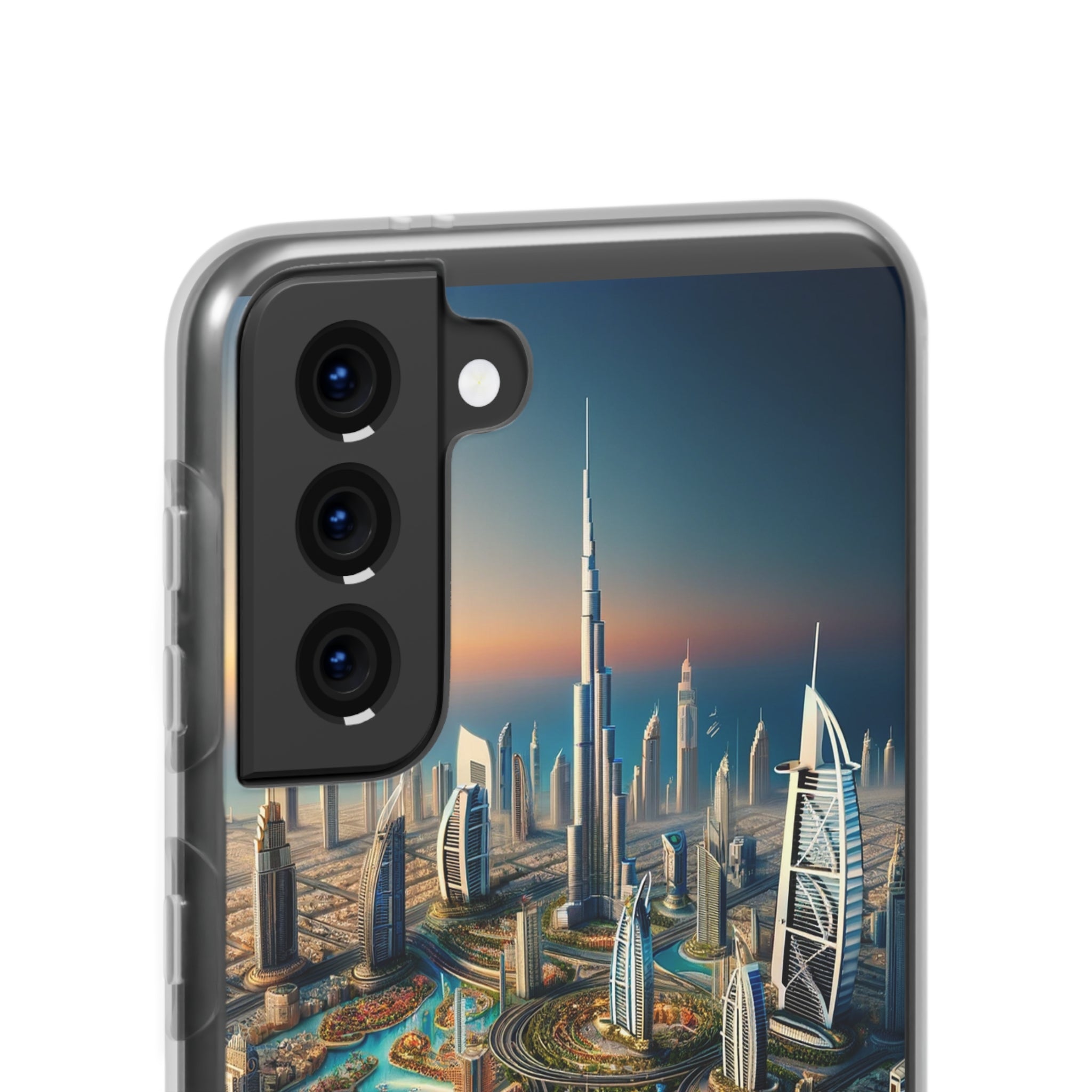 Dubai Dreams: Dein Handy-Cover in luxuriösem Glanz mit dem Design der Wahrzeichen Dubais wie z.B. Burj Khalifa oder dem Burj al Arab!