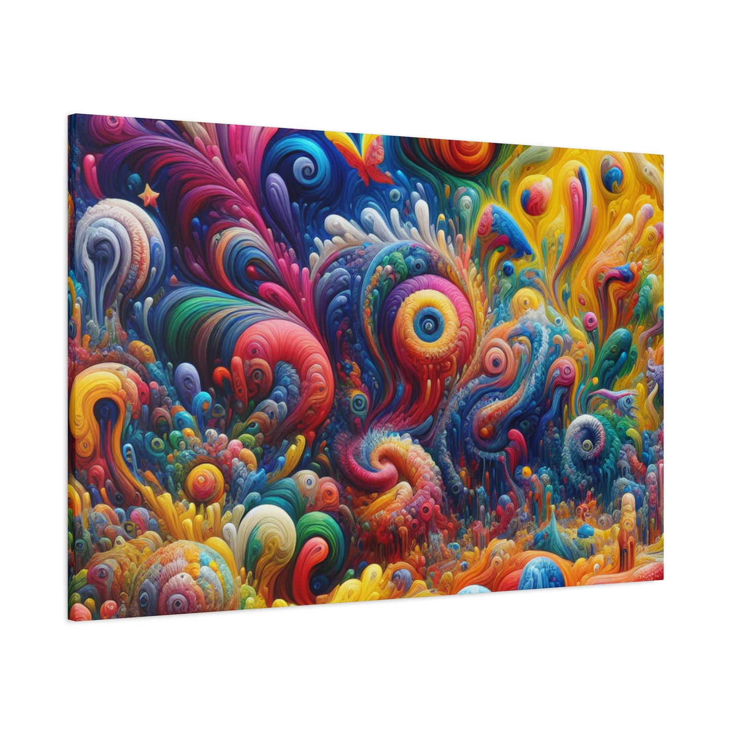 Bunter Meeresgrund von Sebastian Castellucci   -Canvas