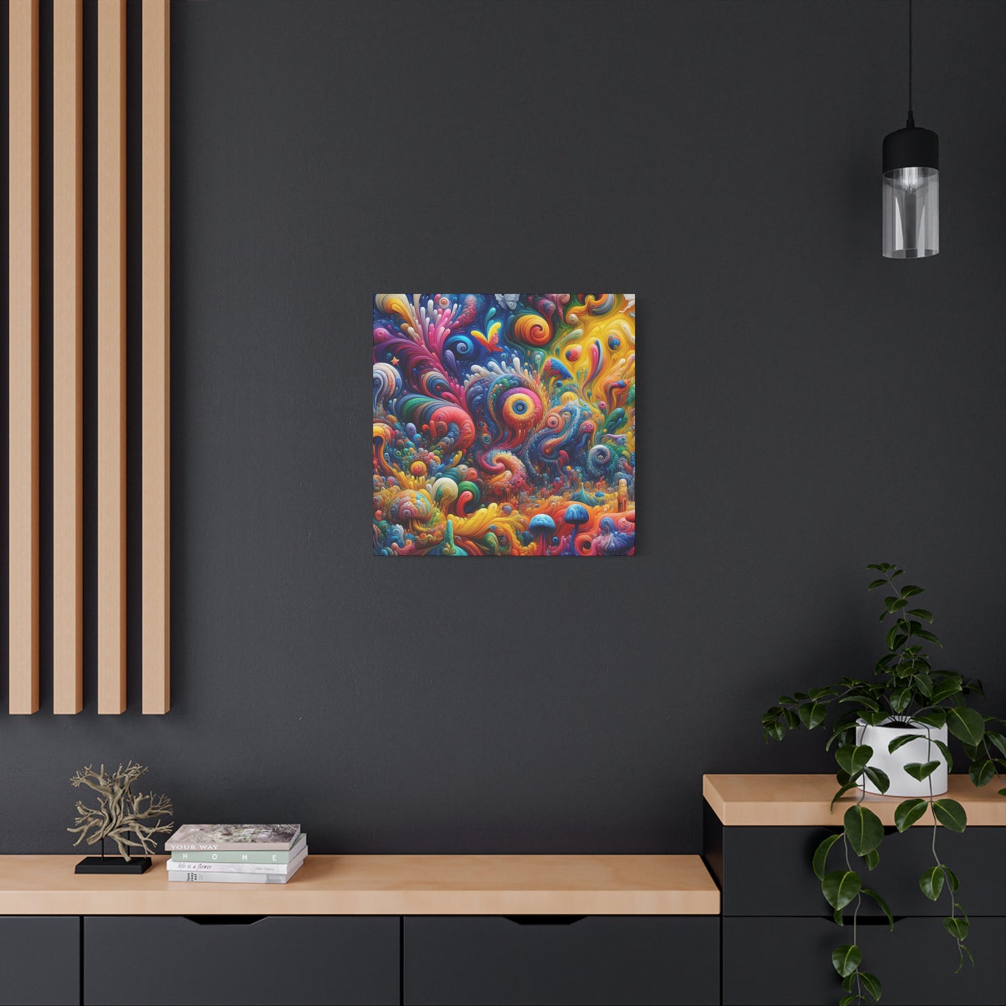 Bunter Meeresgrund von Sebastian Castellucci   -Canvas