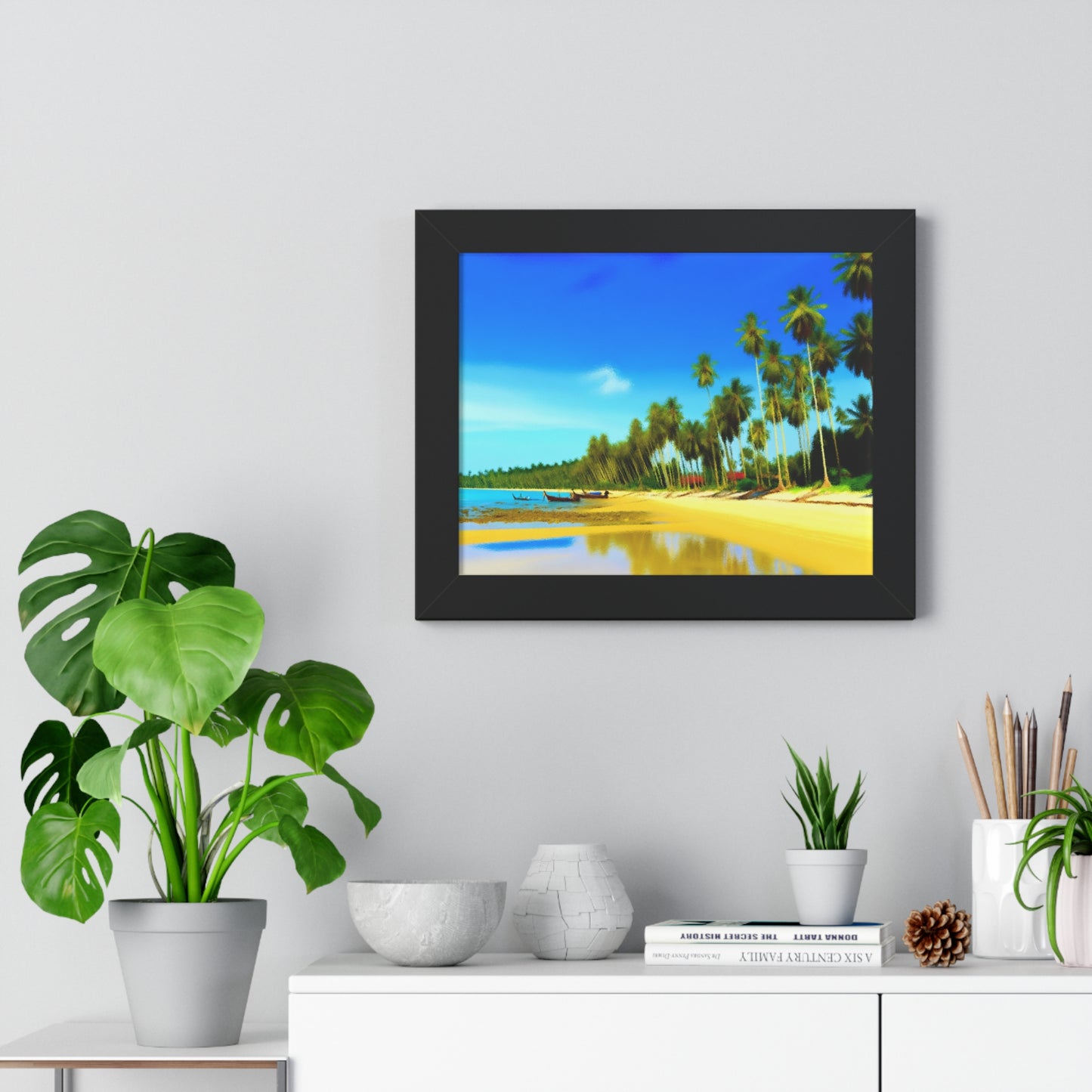 Traumhafte Küstenparadiese: Entdecken Sie unsere exklusive Sammlung von Strand- und Meeresbildern aus Thailand, Vietnam und den Philippinen "gerahmter Rahmen"