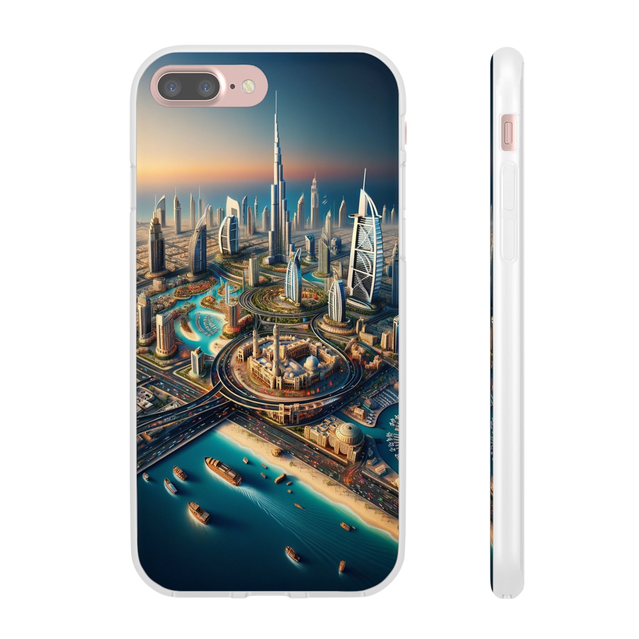 Dubai Dreams: Dein Handy-Cover in luxuriösem Glanz mit dem Design der Wahrzeichen Dubais wie z.B. Burj Khalifa oder dem Burj al Arab!