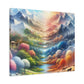 Wald und Berg von Evangeline Fairhurst      -Canvas   -Wandgemälde