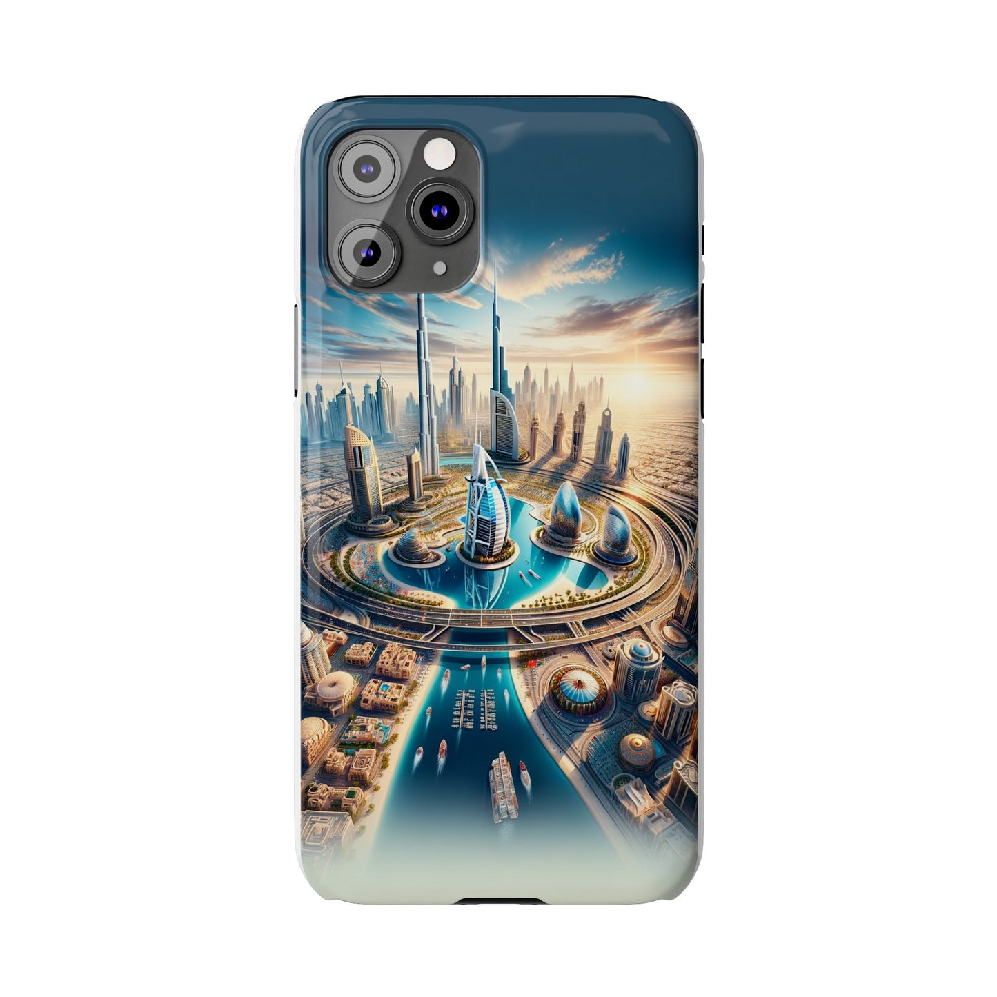 Dubai Dreams: Dein Handy-Cover in luxuriösem Glanz mit dem Design der Wahrzeichen Dubais wie z.B. Burj Khalifa oder dem Burj al Arab!