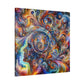bunter Punk vonTheodore Vanborough Bloomfield     -Canvas