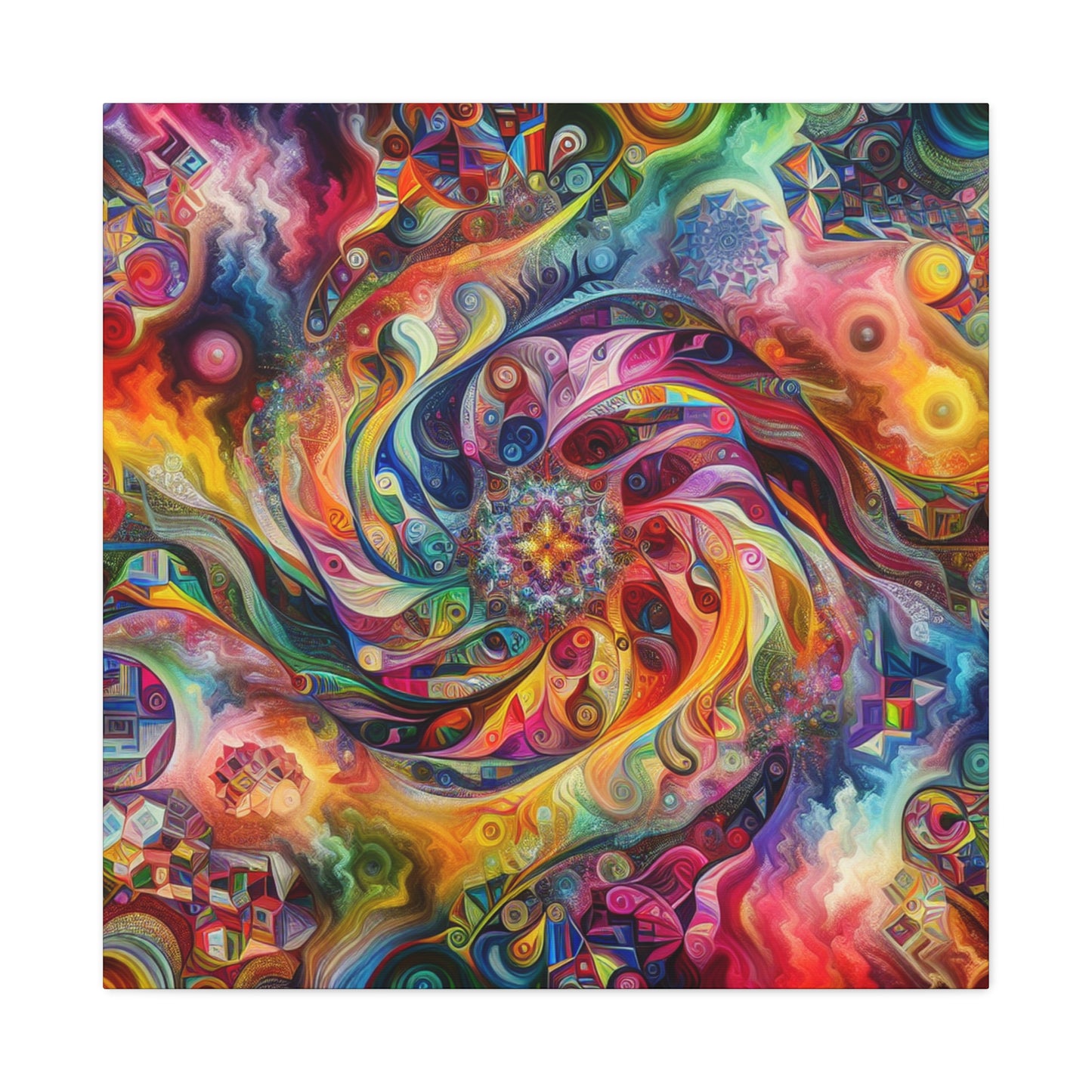 Bunte Spirale von Alabaster Fenton Fields    -Canvas -Wandgemälde