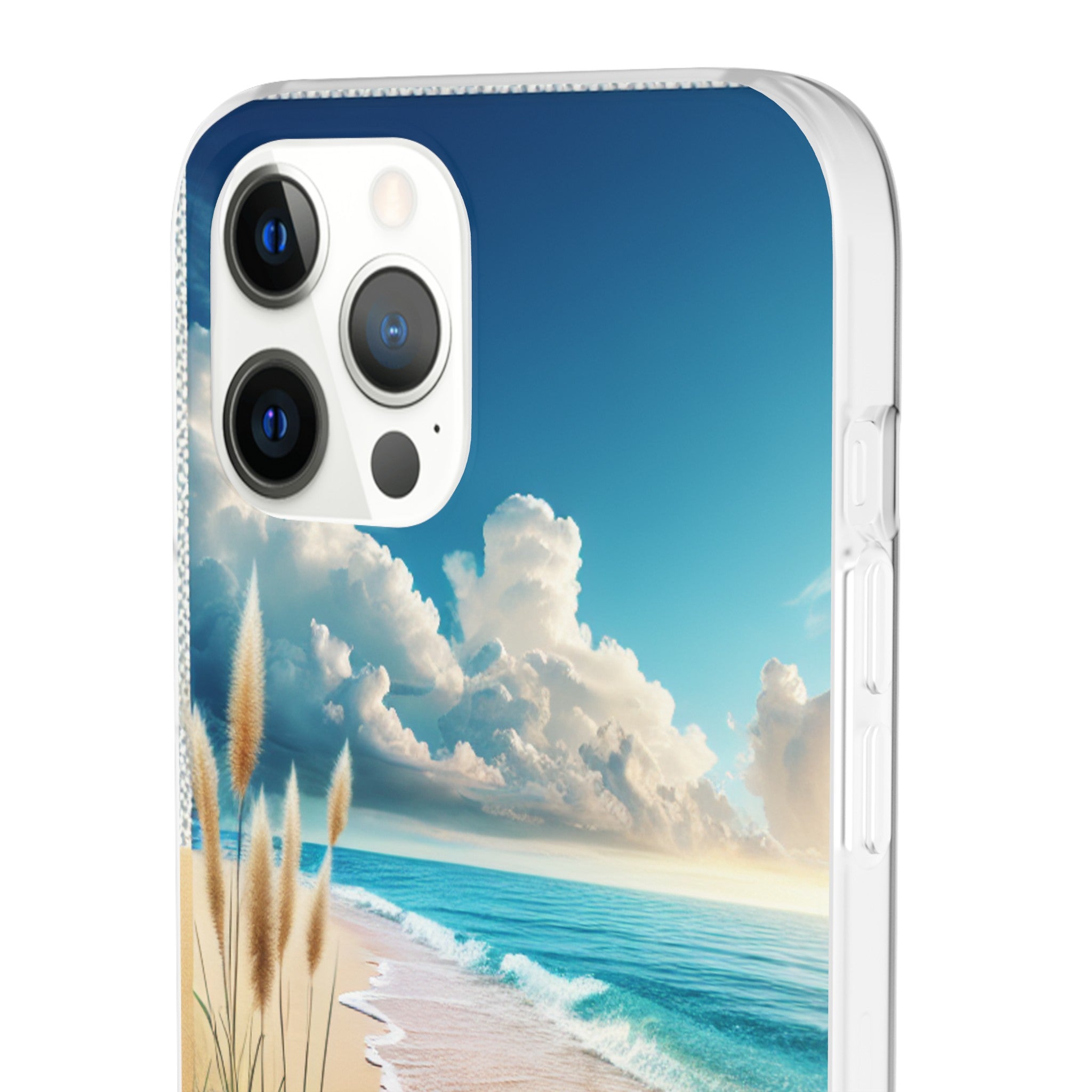 Strandparadies Handy Cover - Für iPhone & Samsung, Tauche ein in die Wellen - Die Inspiration für einen baldigen Urlaub