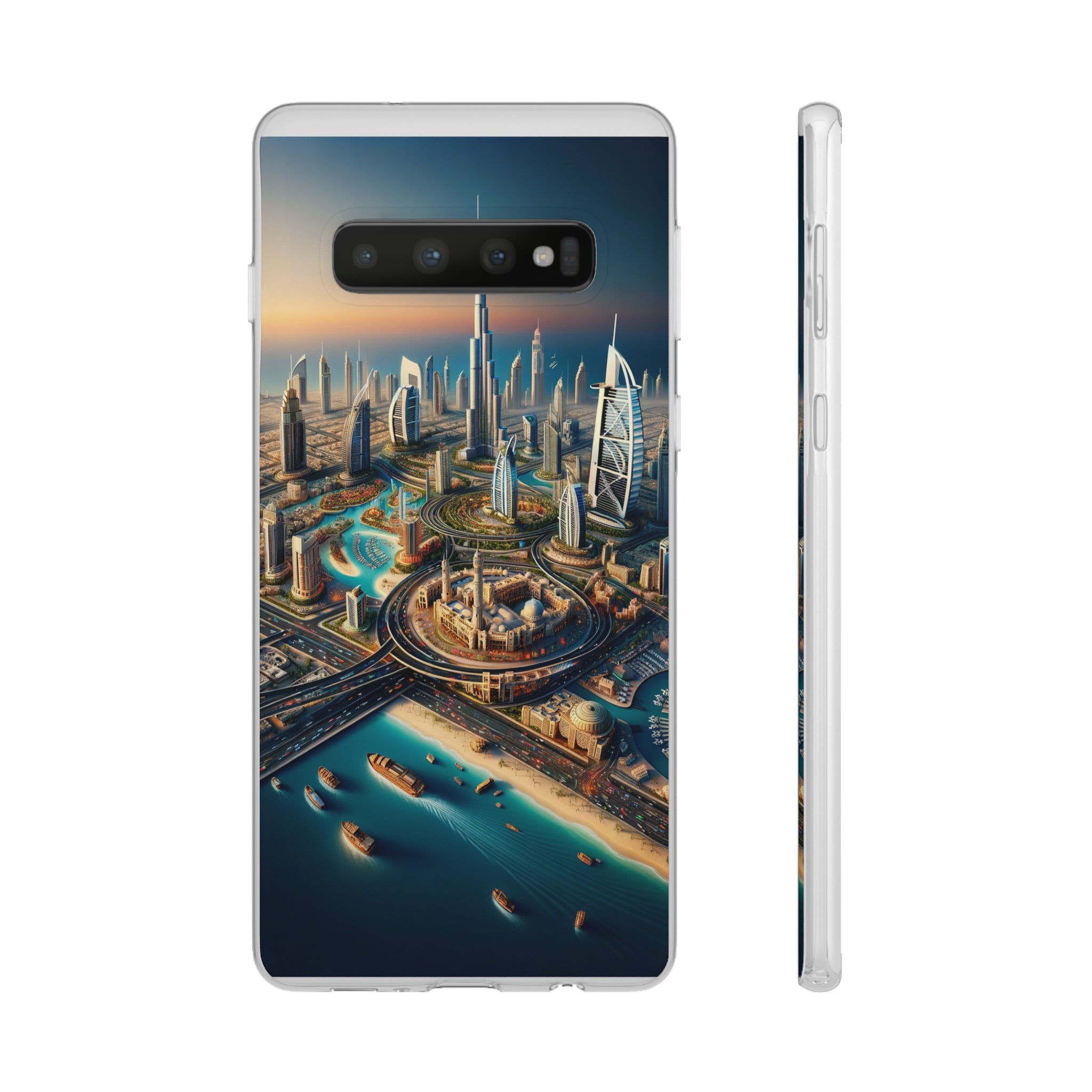 Dubai Dreams: Dein Handy-Cover in luxuriösem Glanz mit dem Design der Wahrzeichen Dubais wie z.B. Burj Khalifa oder dem Burj al Arab!