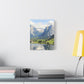 schöne Berglandschaft in der Schweiz    - Canvas   - Leinwandbild   -Wandbild