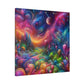Wandgemälde von Theodore Auburnbrush   -Canvas-   -Trippy Painting-