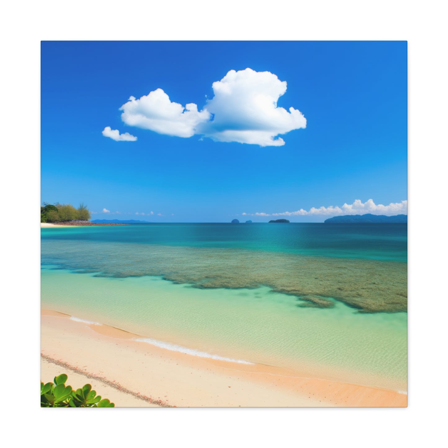 Entdecke die Schönheit Thailands: Atemberaubende Strand- und Meereslandschaften für Dein Zuhause           - Canvas  - Wandbild